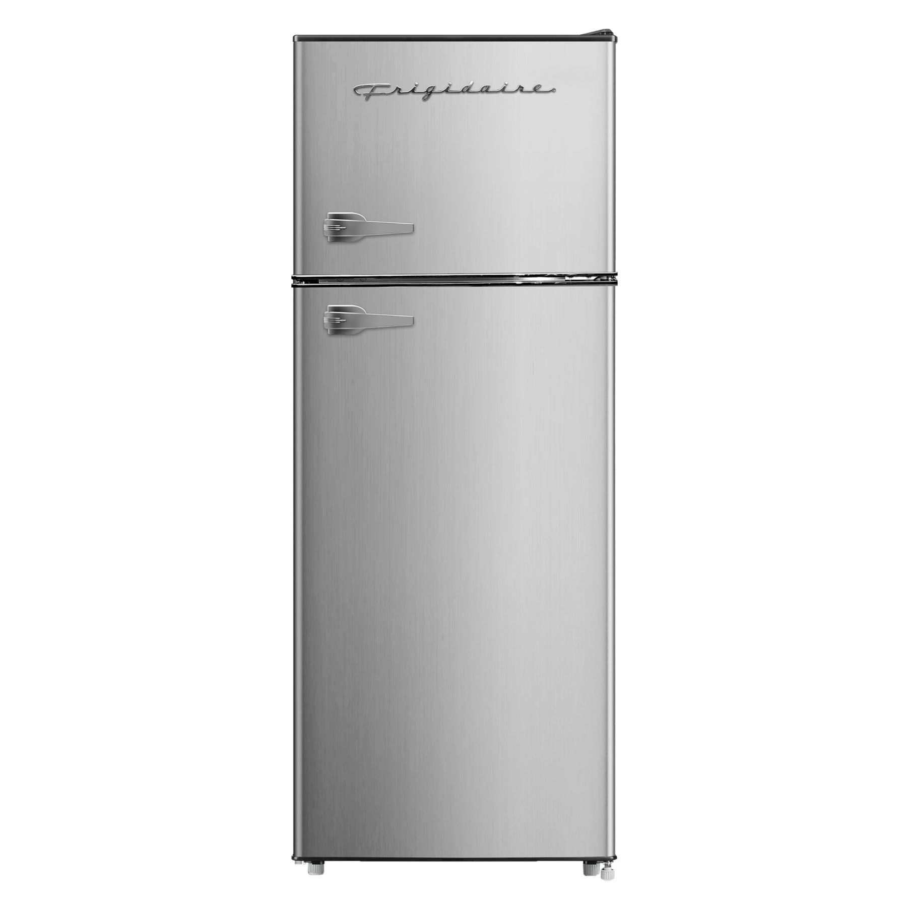 Frigidaire EFR751, 2 Door Apartment Size Refrigerator with Freezer, 7.5 cu  ft, Platinum Series, Stainless Steel