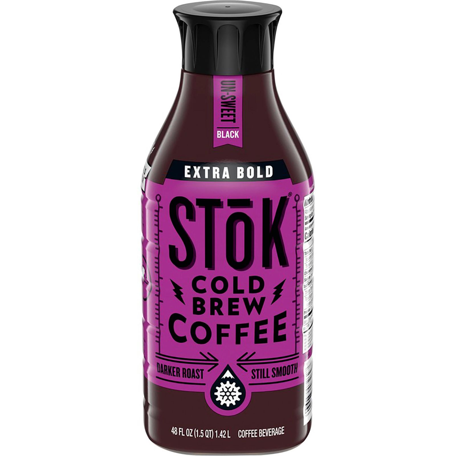 Stok Extra Bold Un-Sweet Cold Brew Coffee, 48 oz.