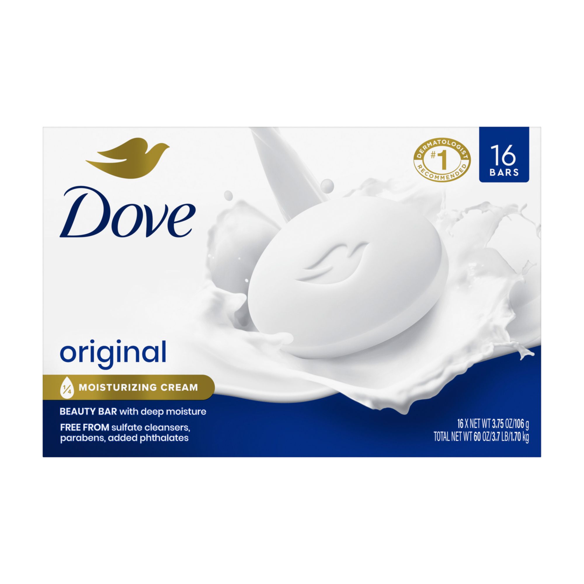 Dove Beauty Bar White 16ct