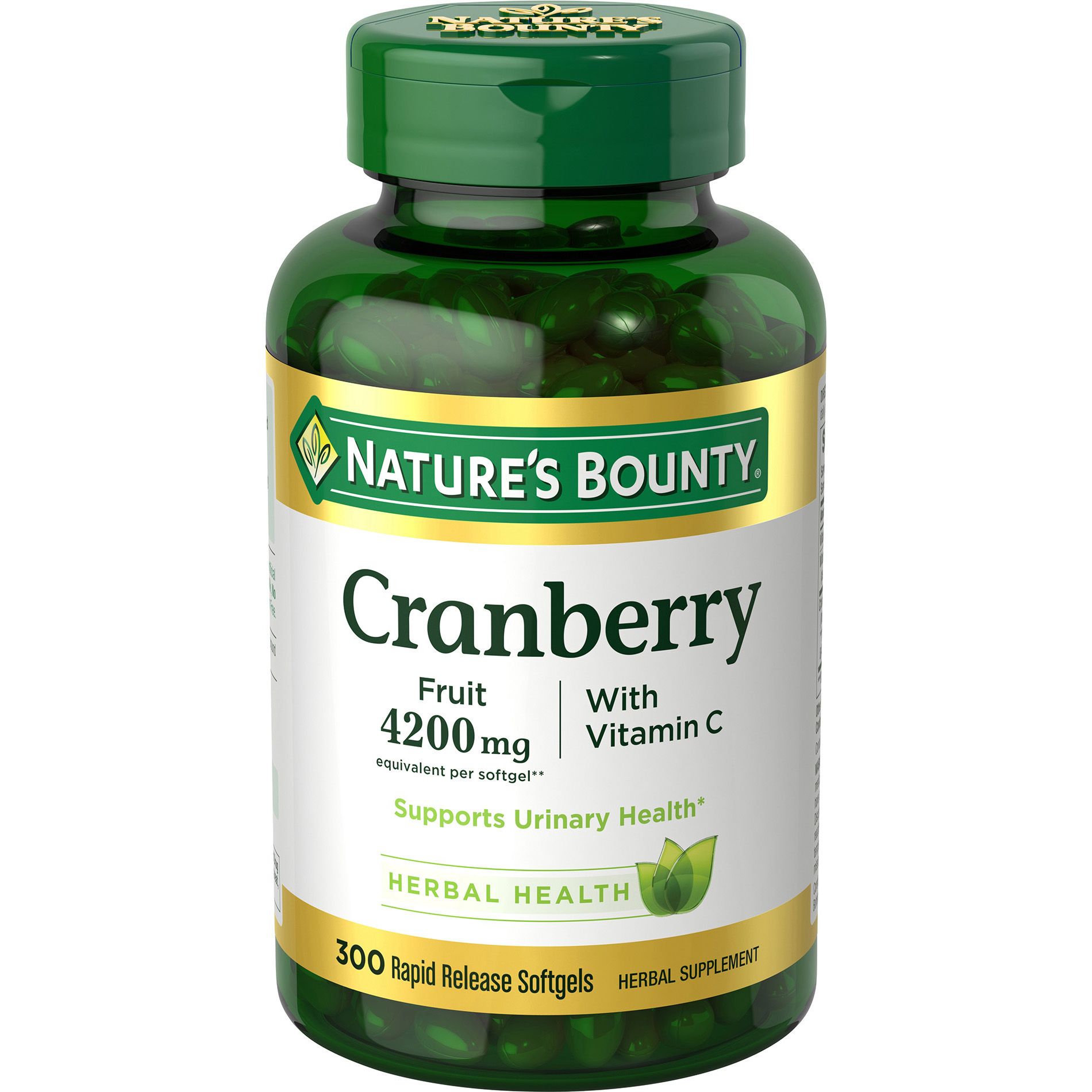 Nature's Bounty Cranberry Fruit 4200 mg, 300 ct. | BJ's