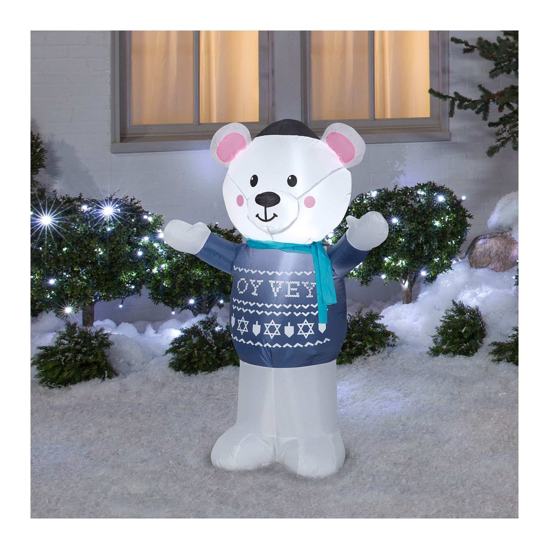 Bears lighted sweater store