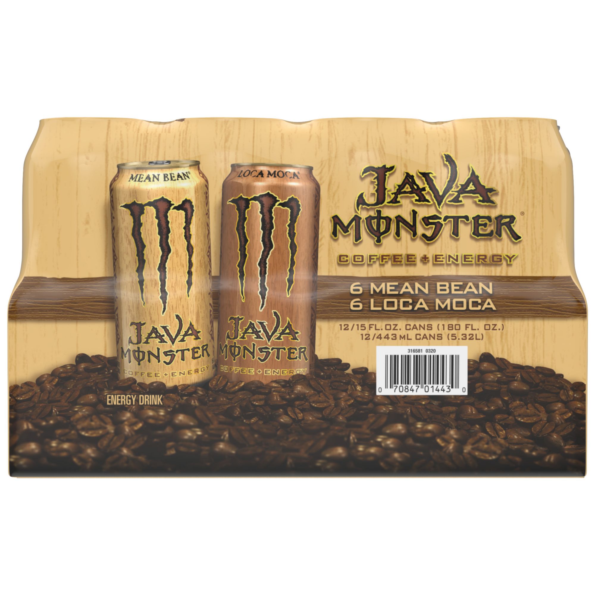 Java Monster Variety Pack, 12 ct./15 oz.