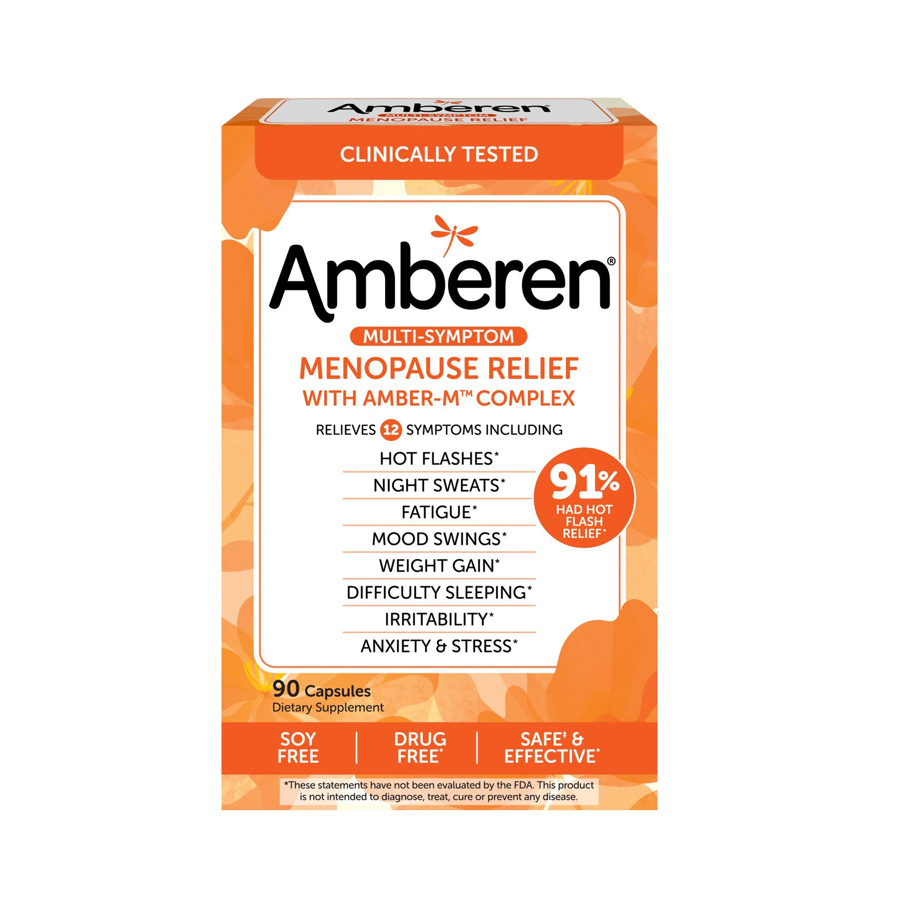 Amberen Multi Symptom Menopause Relief 90 ct. BJ s Wholesale