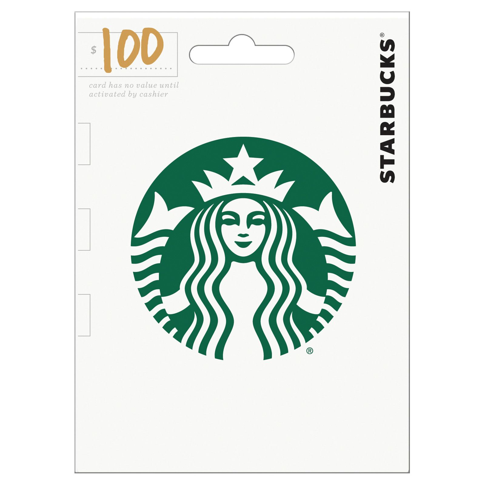 $100 Starbucks Gift Card