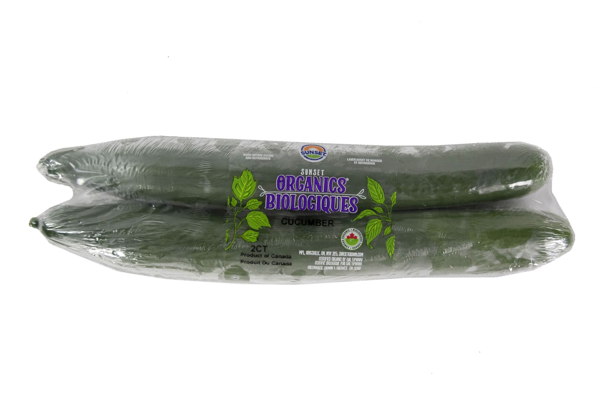 Organic Seedless Cucumber, 2 ct.
