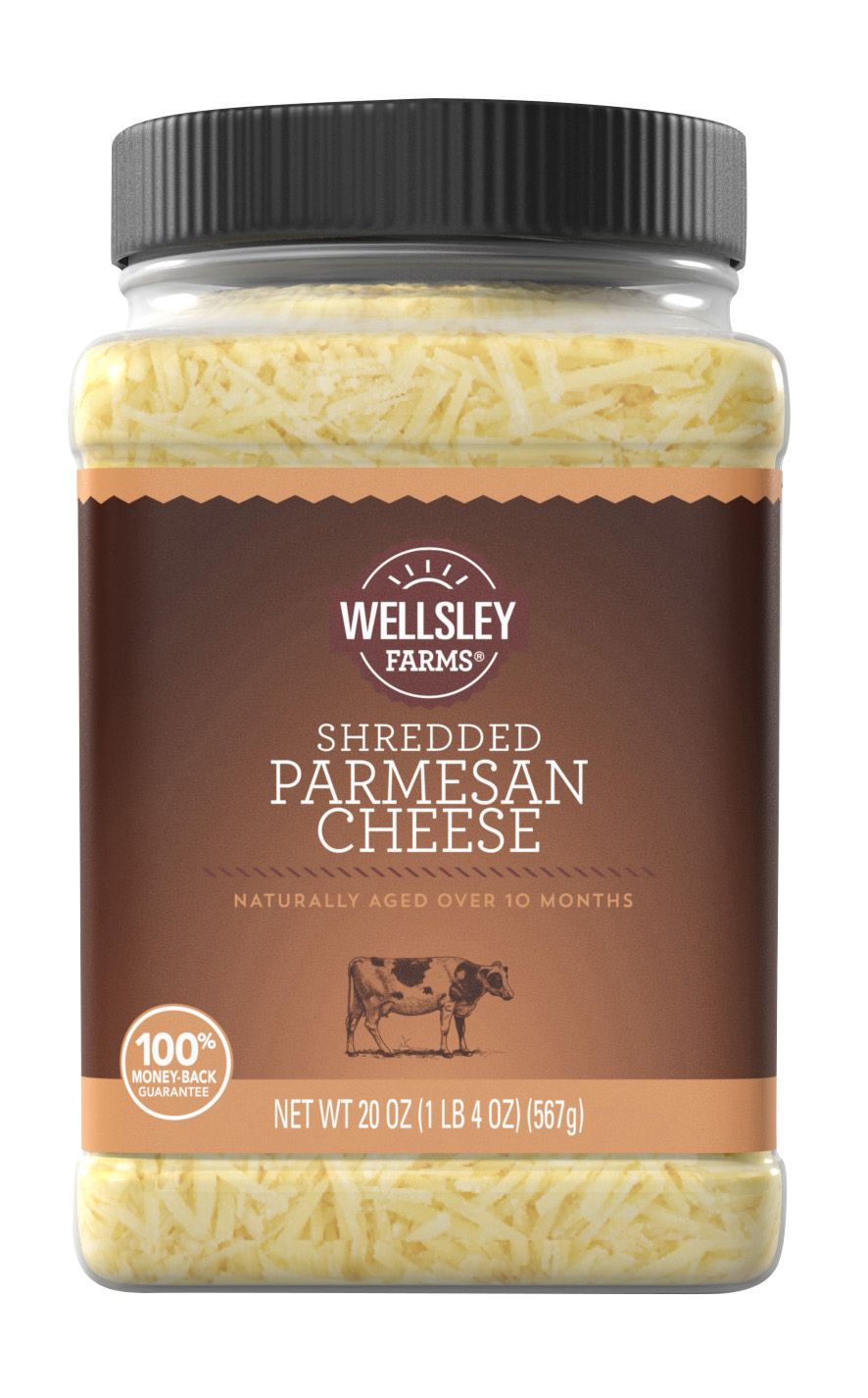 Wellsley Farms Shredded Parmesan, 20 oz.