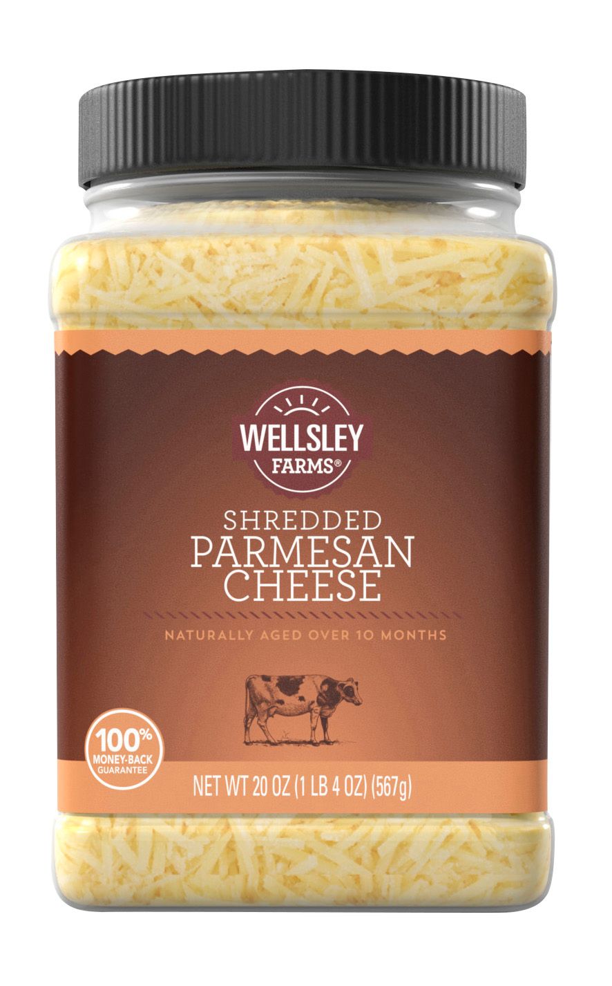 Wellsley Farms Shredded Parmesan, 20 oz.