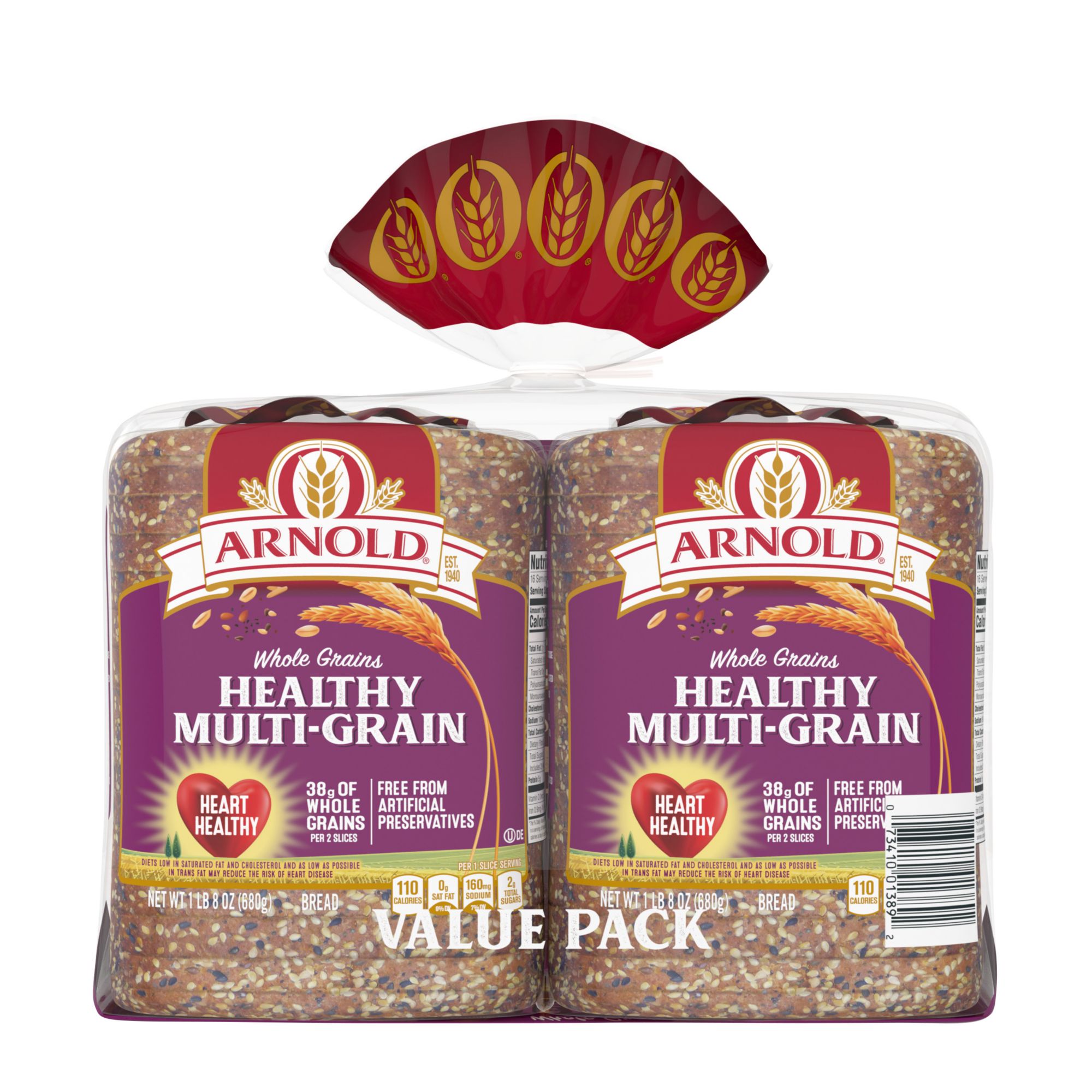 Arnold Healthy Multigrain, 2pk