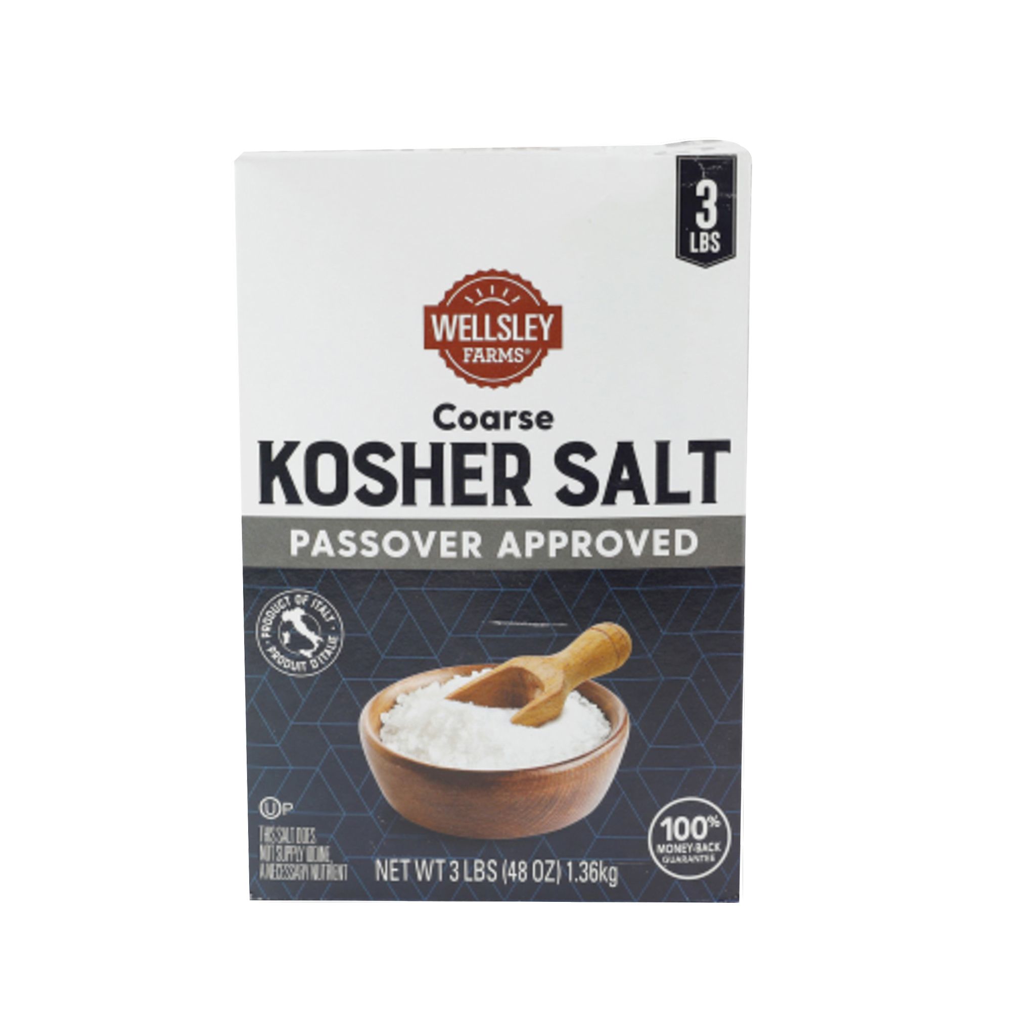 Wellsley Farms Coarse Kosher Salt, 3 lbs.