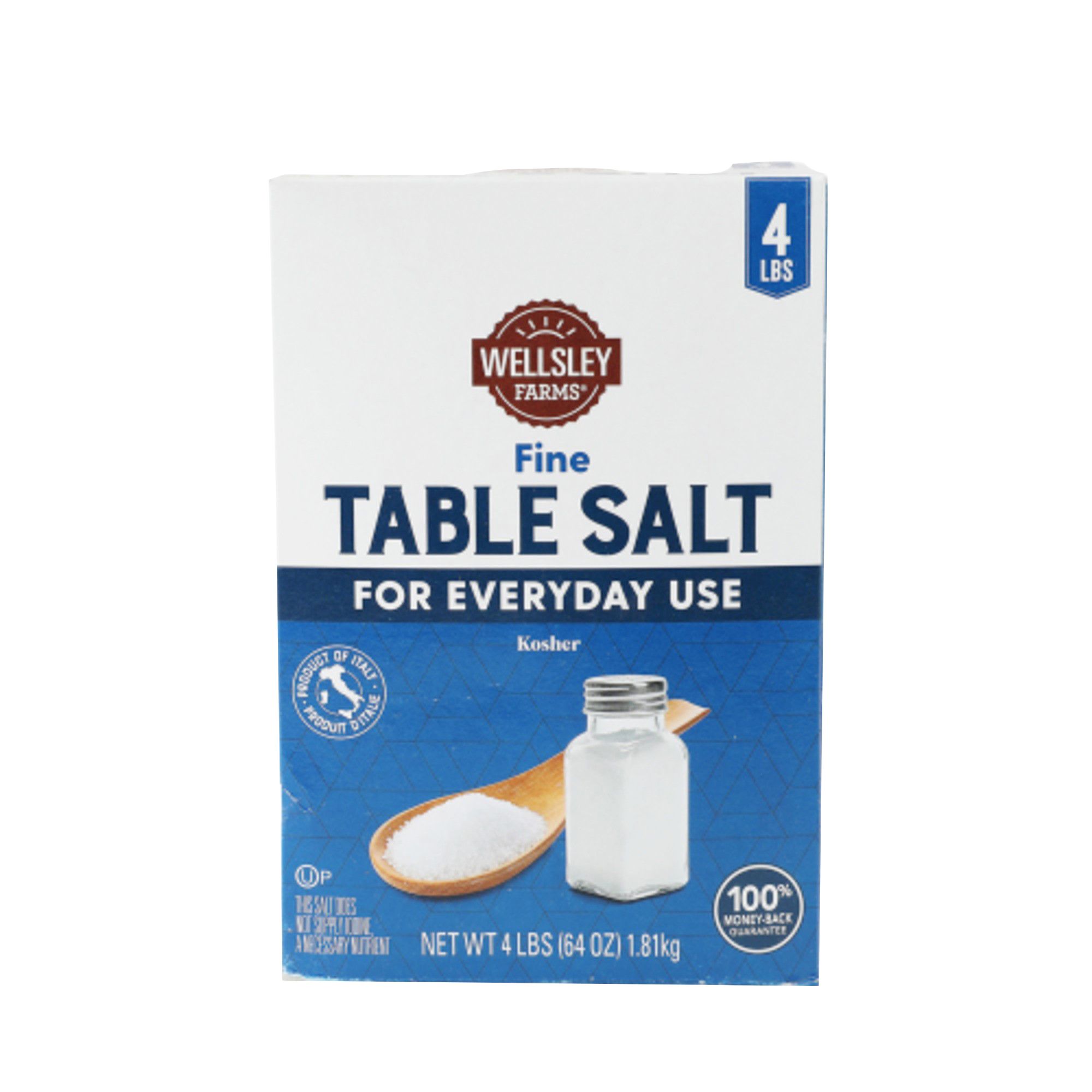 Wellsley Farms Fine Table Salt, 4 lbs.