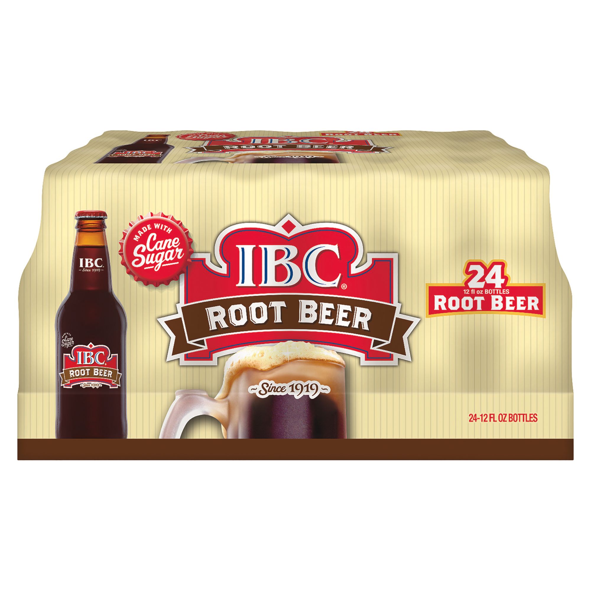 Ibc Root Beer Made With Sugar Cane 24 Pk 12 Oz Bjs Wholesale Club