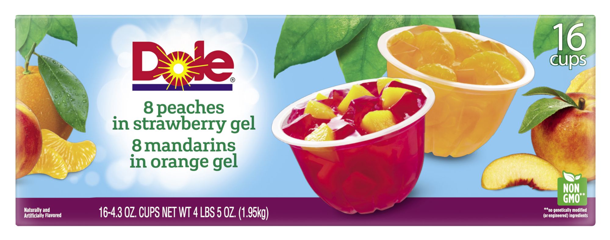 Dole Fruit in Gel Cups Variety Pack, 16 pk./4.3 oz.
