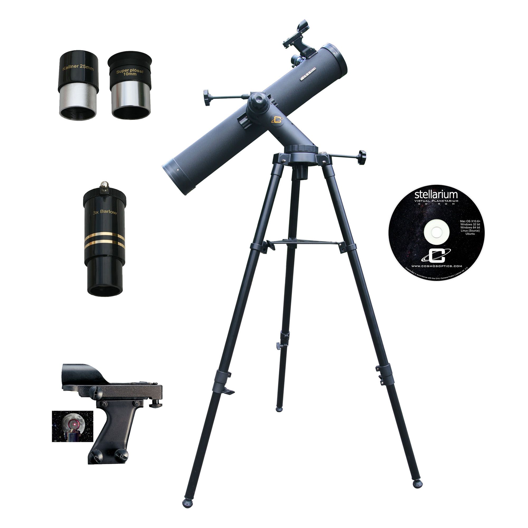 Cassini 1100mm x 120mm Astronomical Reflector Telescope