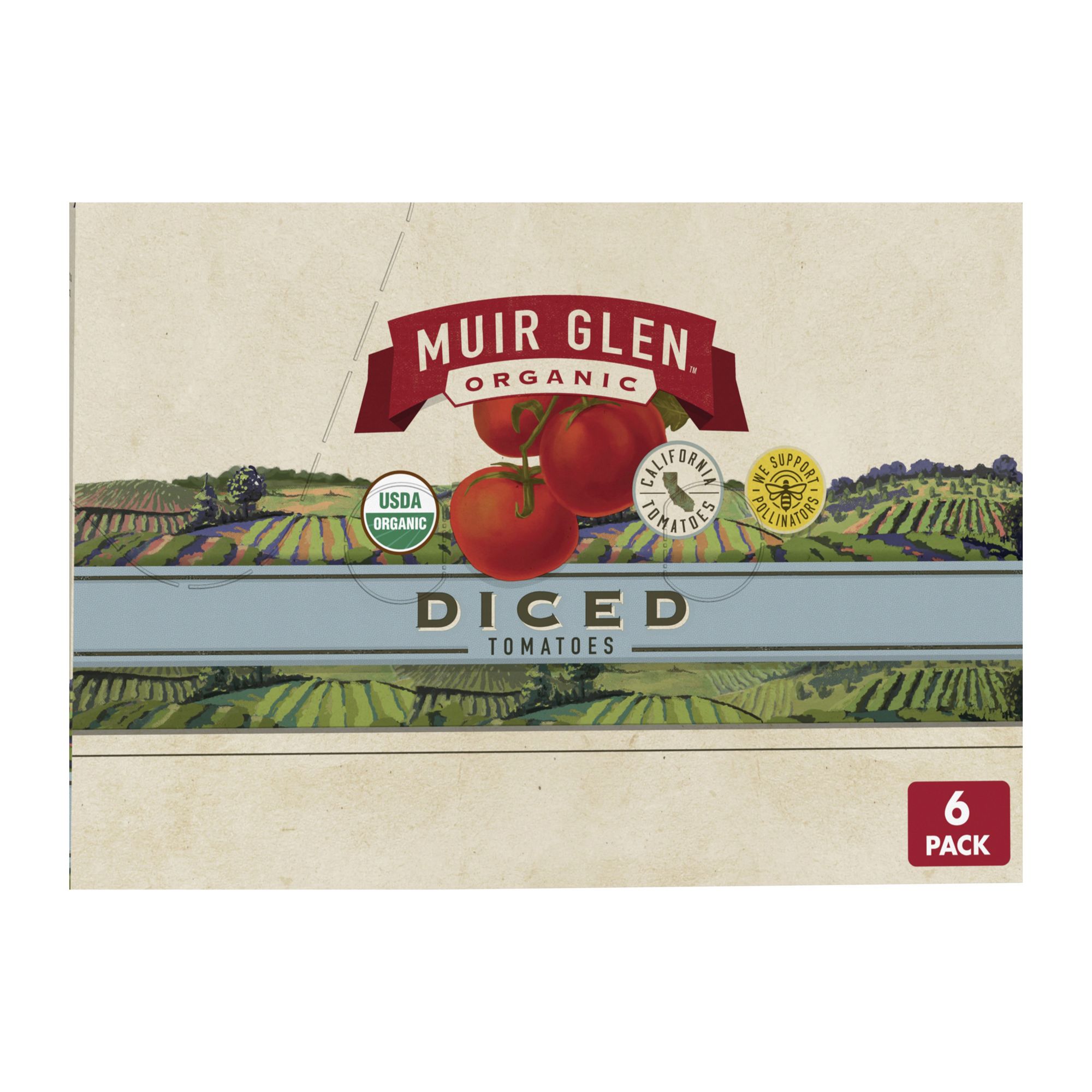 Muir Glen Organic Diced Tomatoes, 6 pk./14.5 oz.