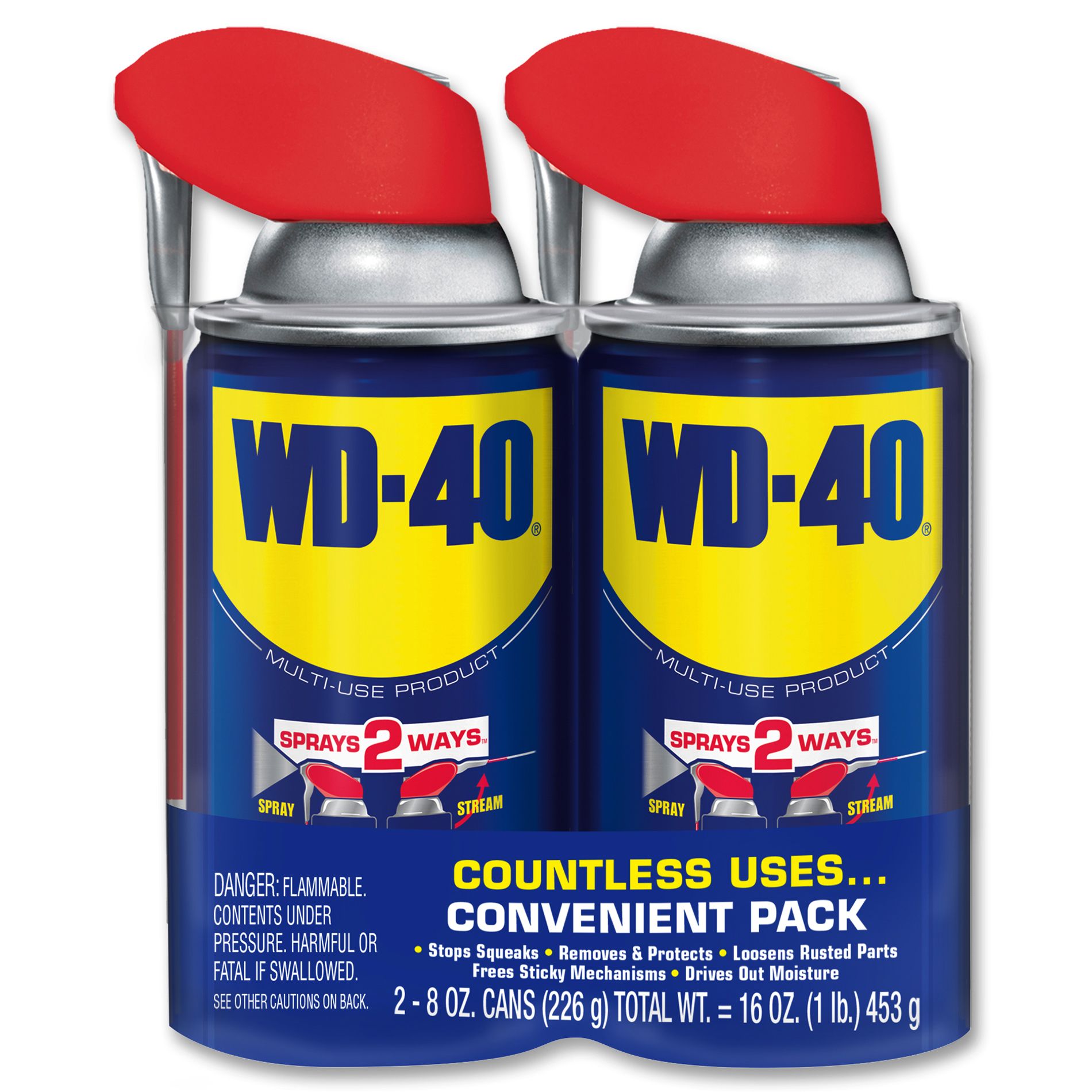 WD-40 Multi-Use Product Sprays 2 Ways with Smart Straw 8oz