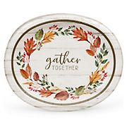 Artstyle 10&quot; x 12&quot; 'Autumn's Gift' Performa Oval Platters, 35 ct.