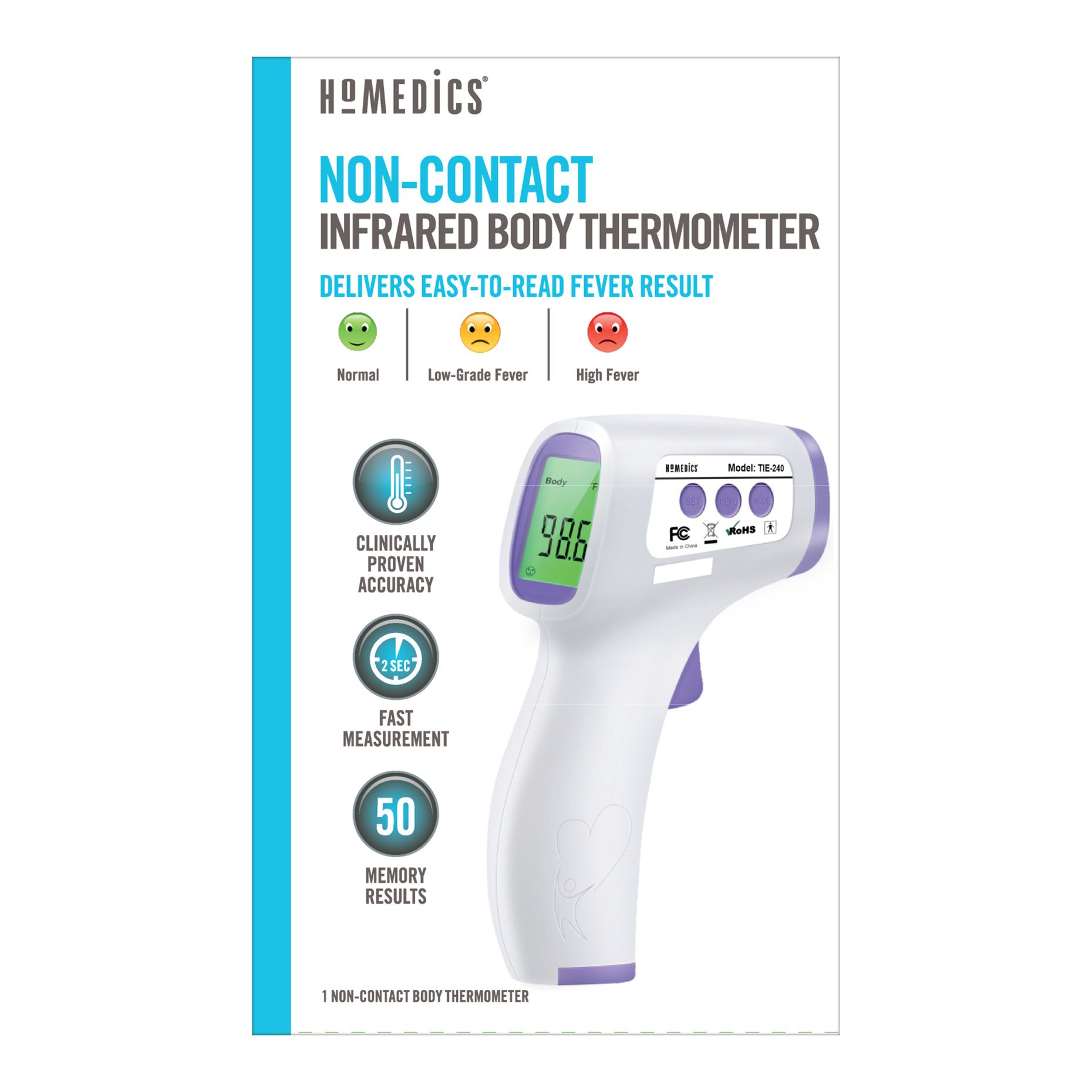 Homedics Non-Contact Infrared Thermometer