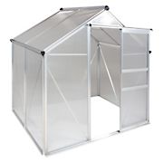 Ogrow 4'x 6' Walk-In Greenhouse with Sliding Door, Adjustable Roof Vent, and Heavy-Duty Aluminum Frame