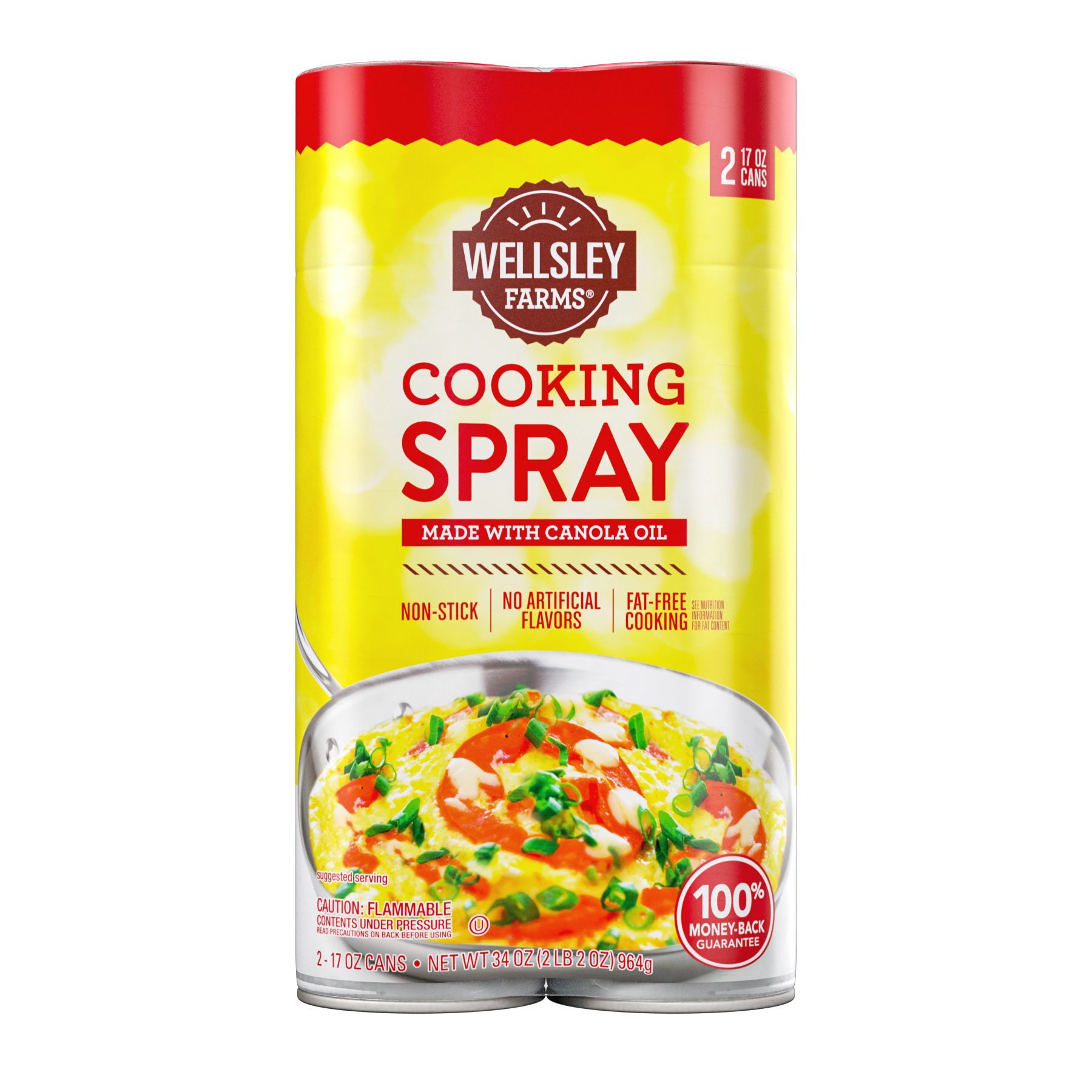 Wellsley Farms Cooking Spray, 2 pk./17 oz.