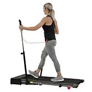 Sunny Health & Fitness Slim Folding Treadmill Trekpad with Arm Exercisers