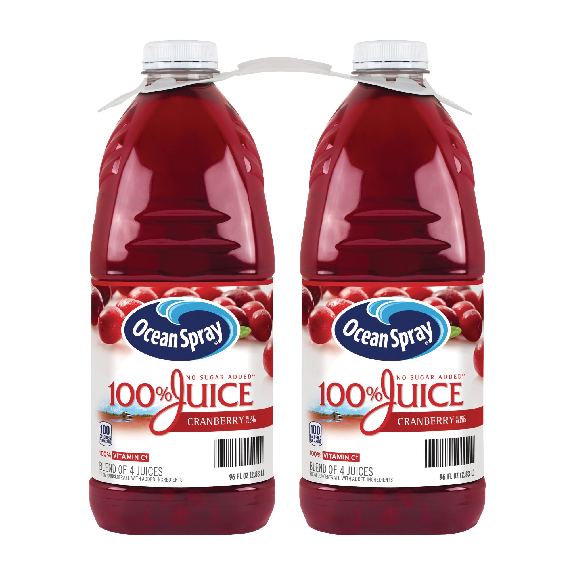 Ocean Spray 100 Cranberry Juice 2 Pk 96 Oz