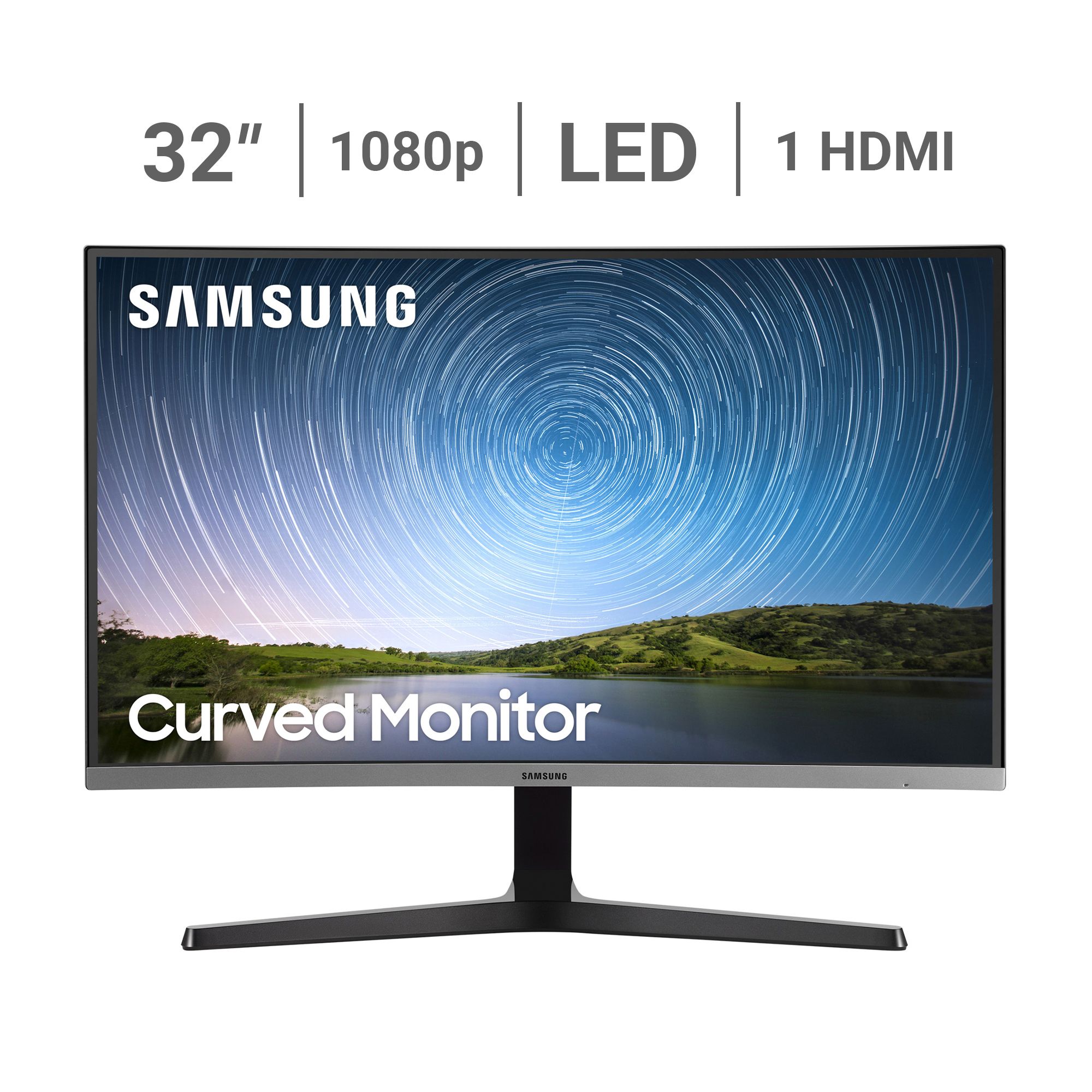 Monitor Samsung de 24 pulgadas curvo Wide, Res. modelo LC24F390 Santa Cruz