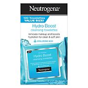 Neutrogena HydroBoost Face Cleansing and Makeup Remover Wipes, 100 ct.