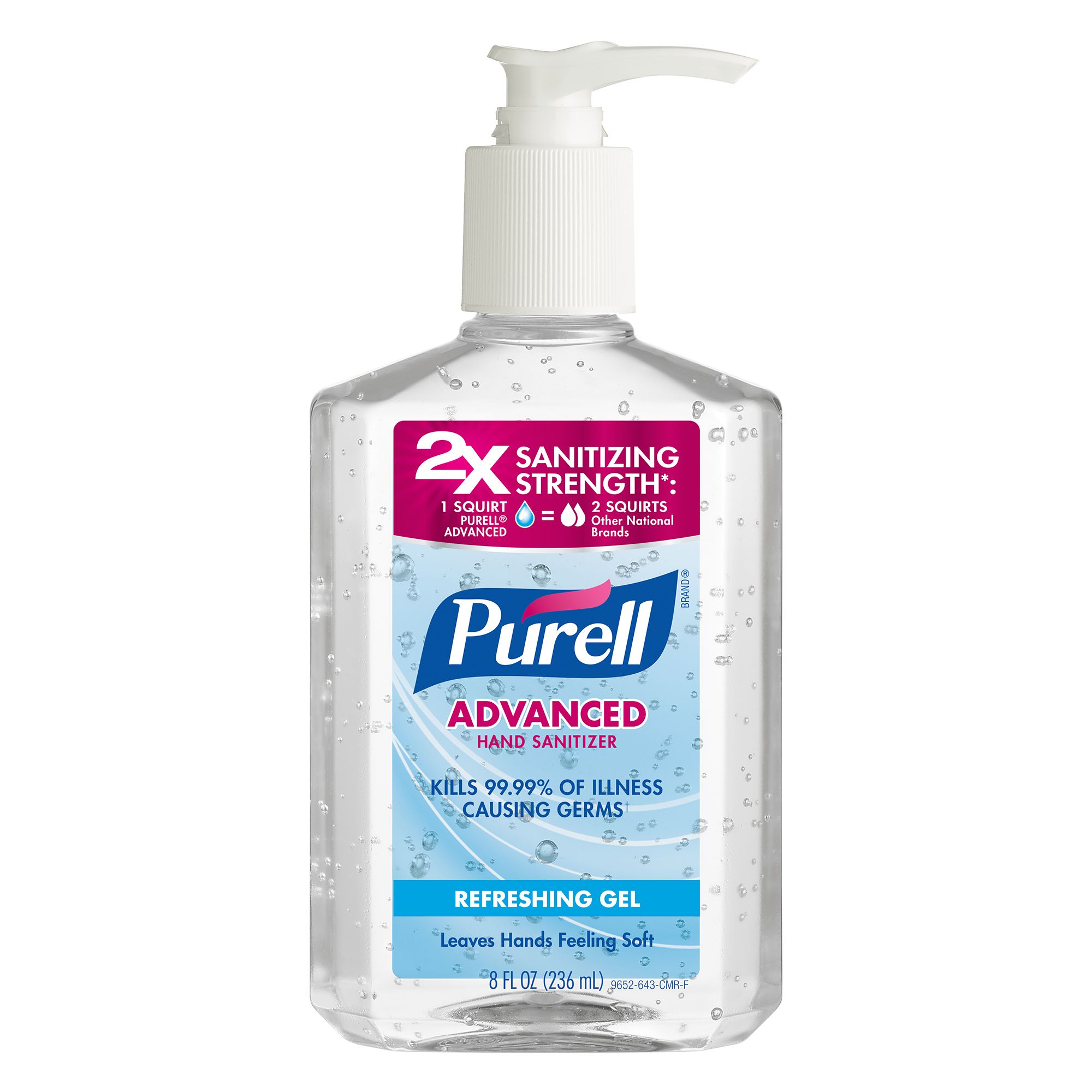 Purell Advanced Hand Sanitizer Refreshing Gel, 8 oz.