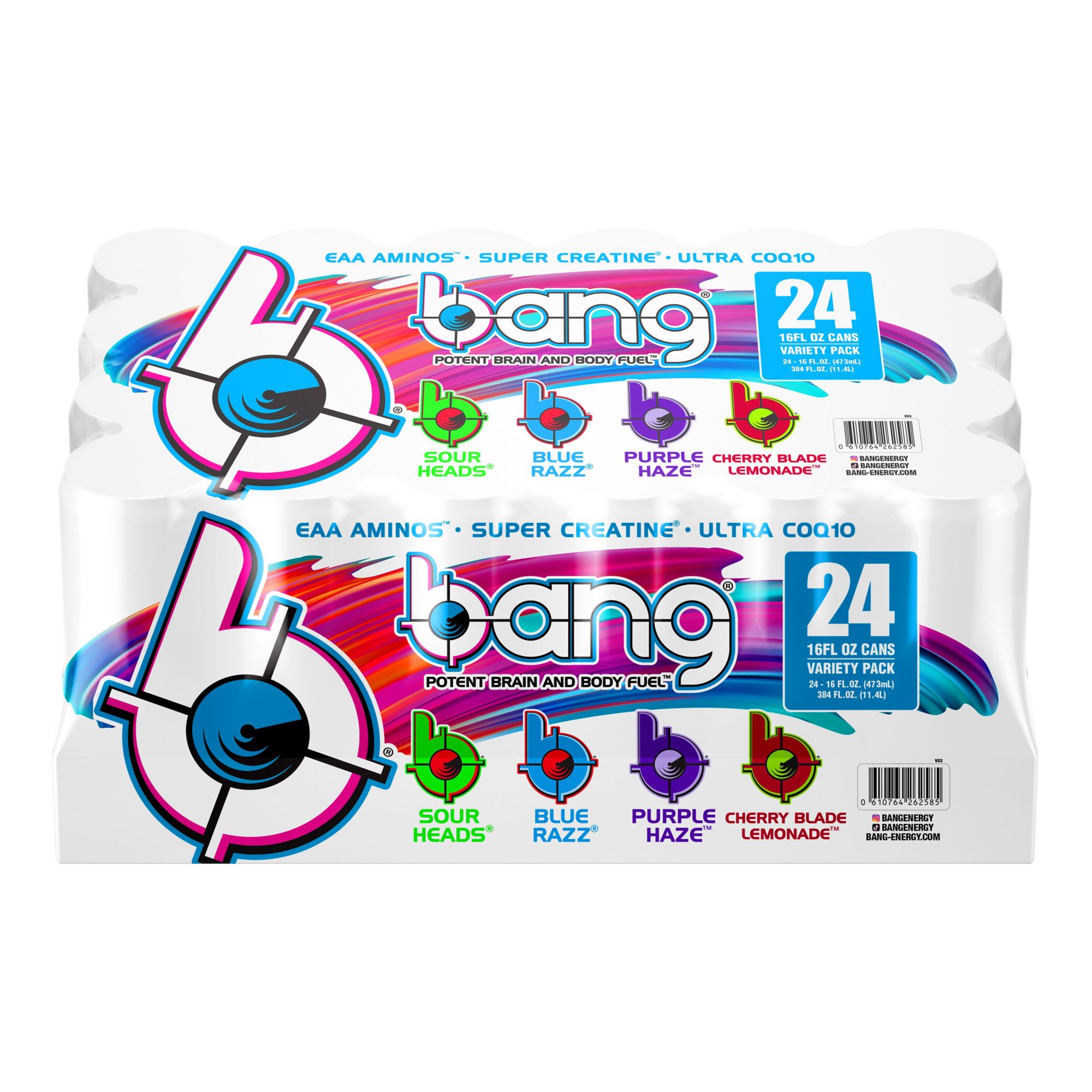 Bang Energy Variety Pack, 24 pk./16 fl. oz.