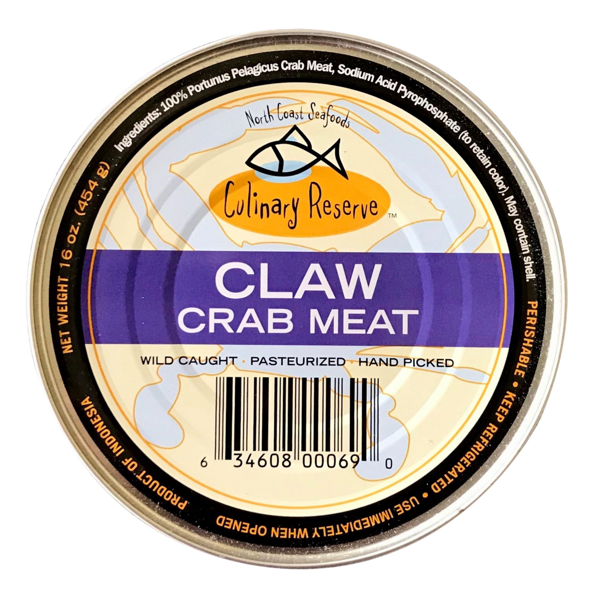 North Coast Seafoods Culinary Reserve Claw Crab Meat 16 Oz Bjs Wholesale Club