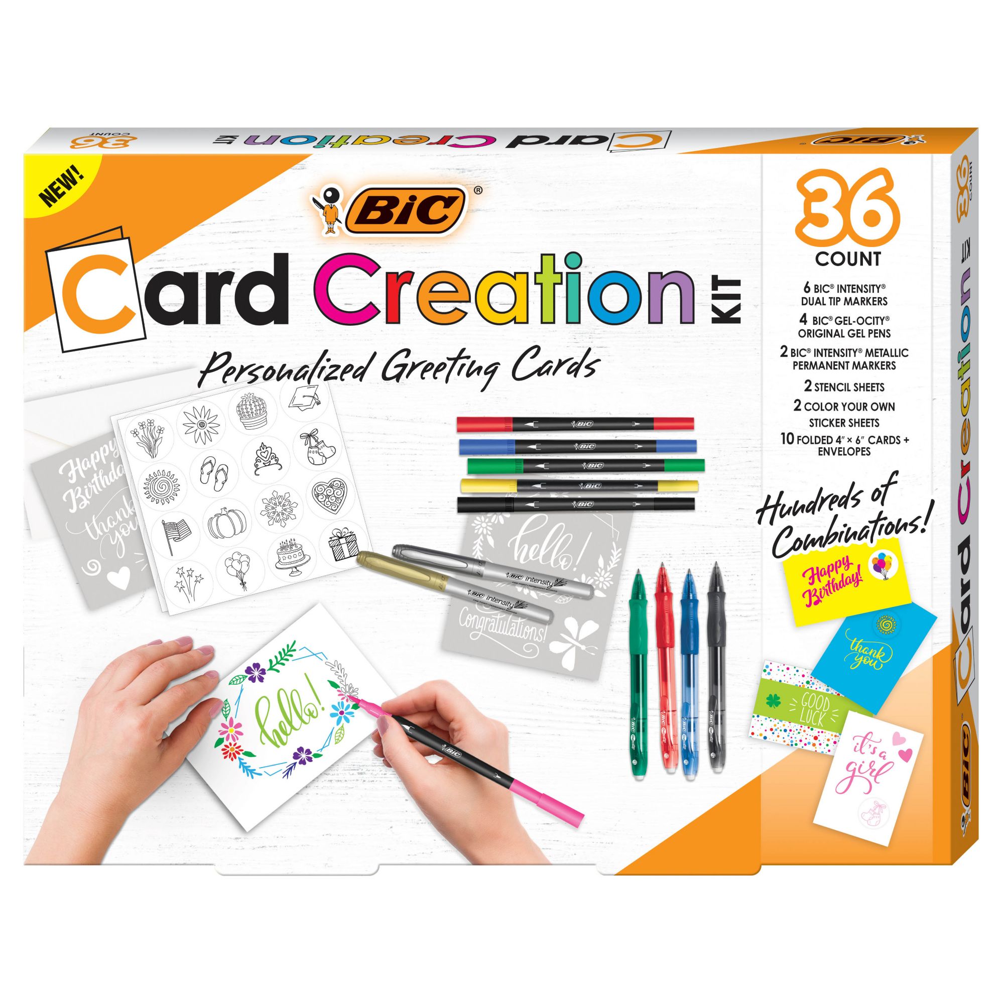 BIC Card Creation Kit Personalized Greeting Cards