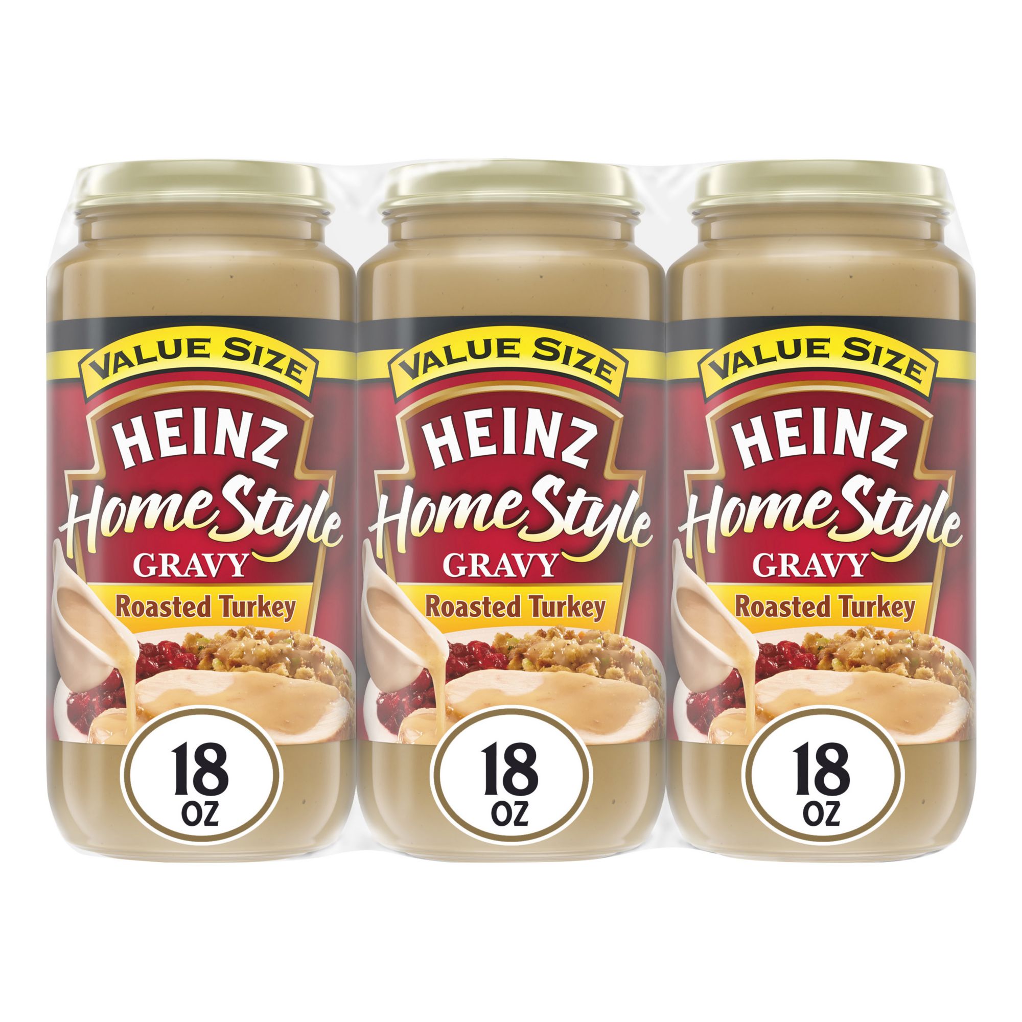 Heinz HomeStyle Roasted Turkey Gravy, 3 pk./18 oz.