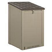 Cosco 6.3 Cu. Ft. Outdoor Living BoxGuard Large Lockable Package Delivery and Storage Box - Tan