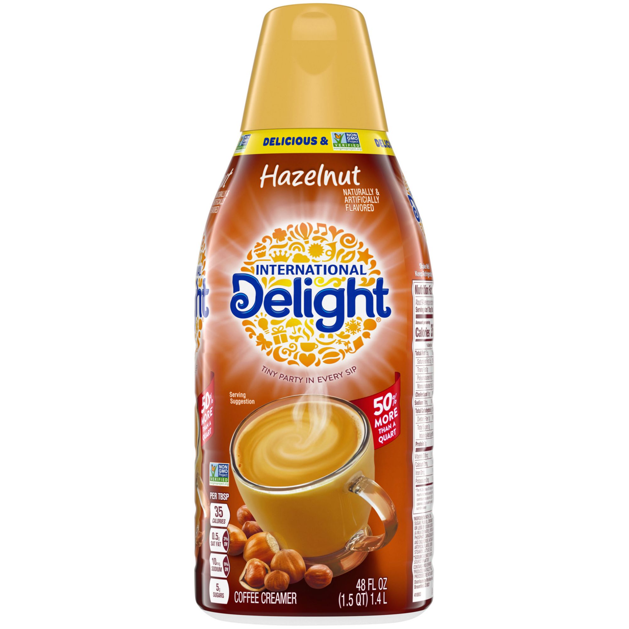 International Delight Hazelnut Creamer, 48 oz.