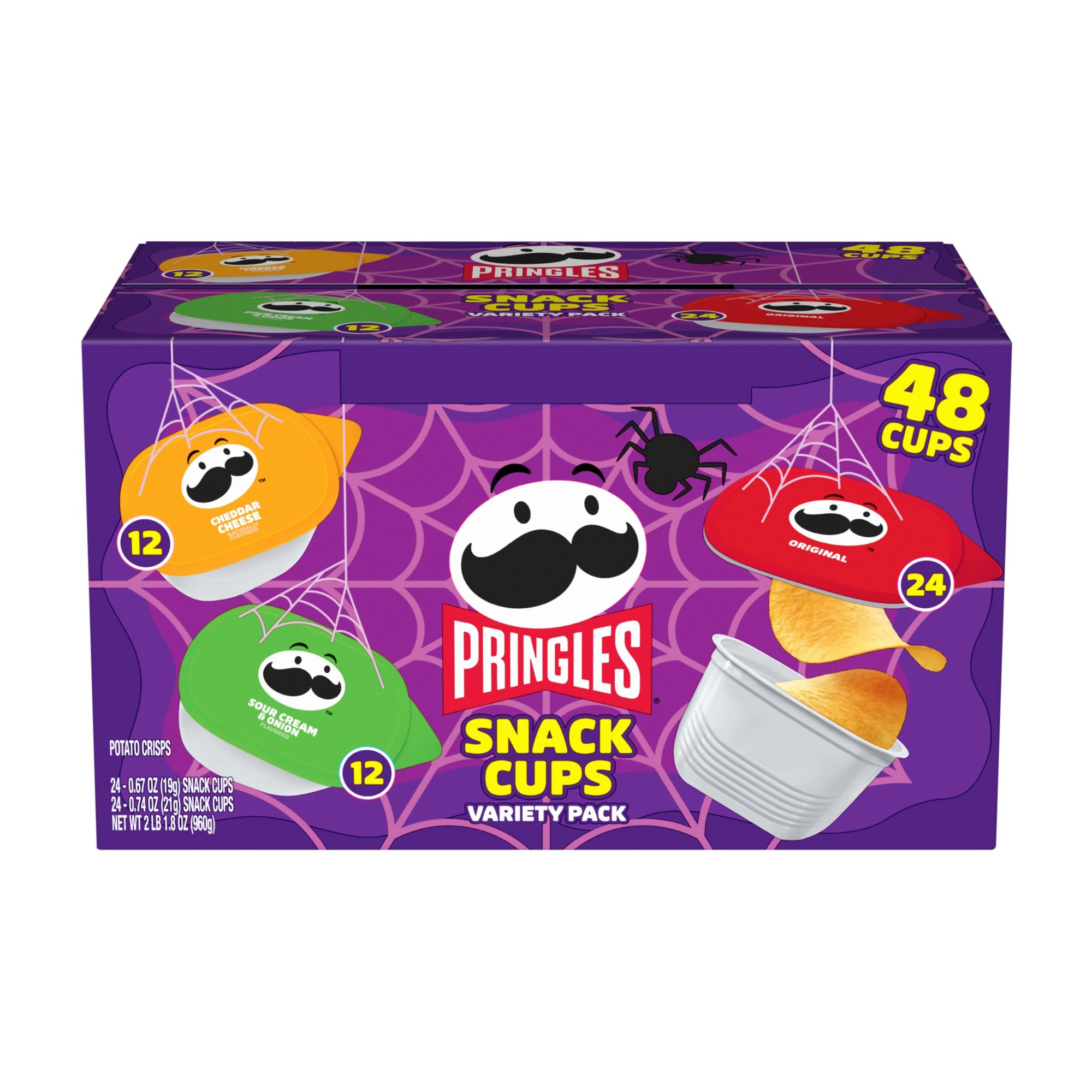 Pringles Halloween Snack Stacks Variety Pack, 48 pk.