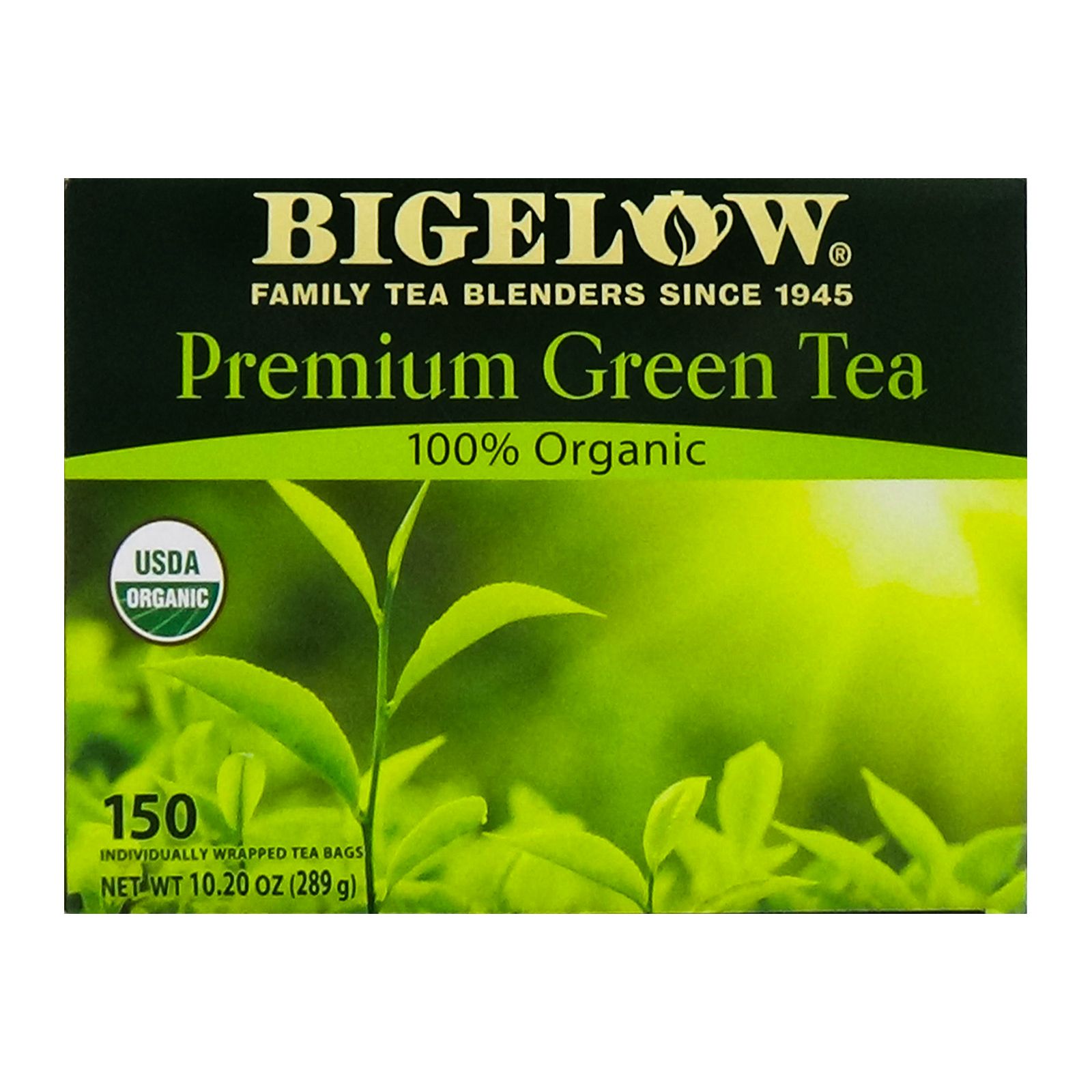 Bigelow 100% Organic Premium Green Tea, 150 ct.
