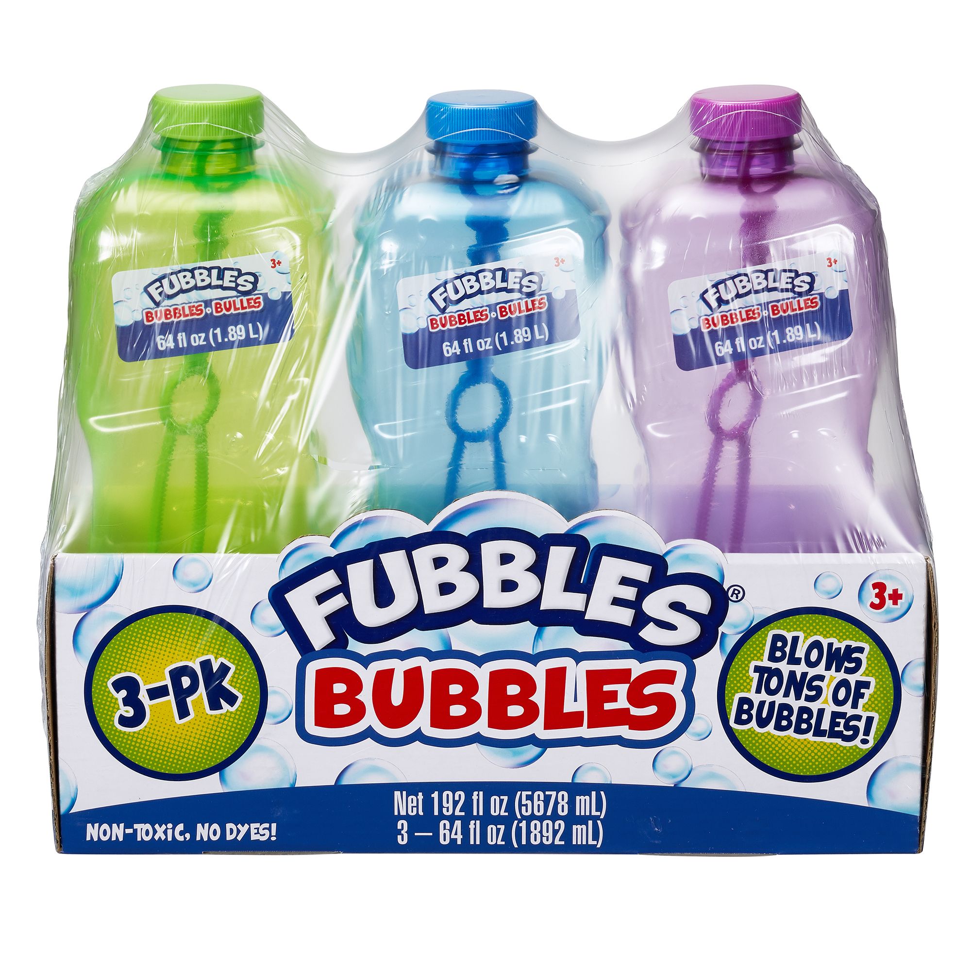 Fubbles Bubbles,  3 pk./ 64 oz.