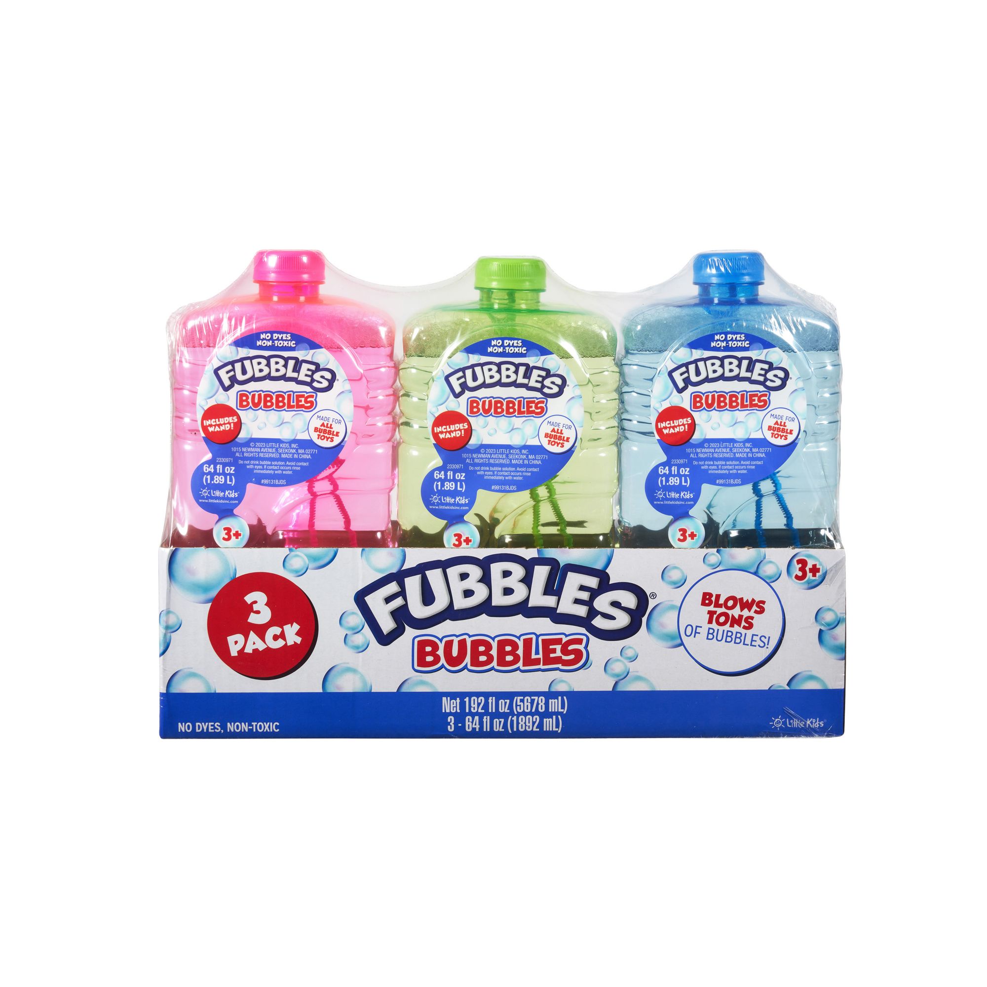 Fubbles Bubbles, 3 pk./ 64 oz. | BJ's Wholesale Club