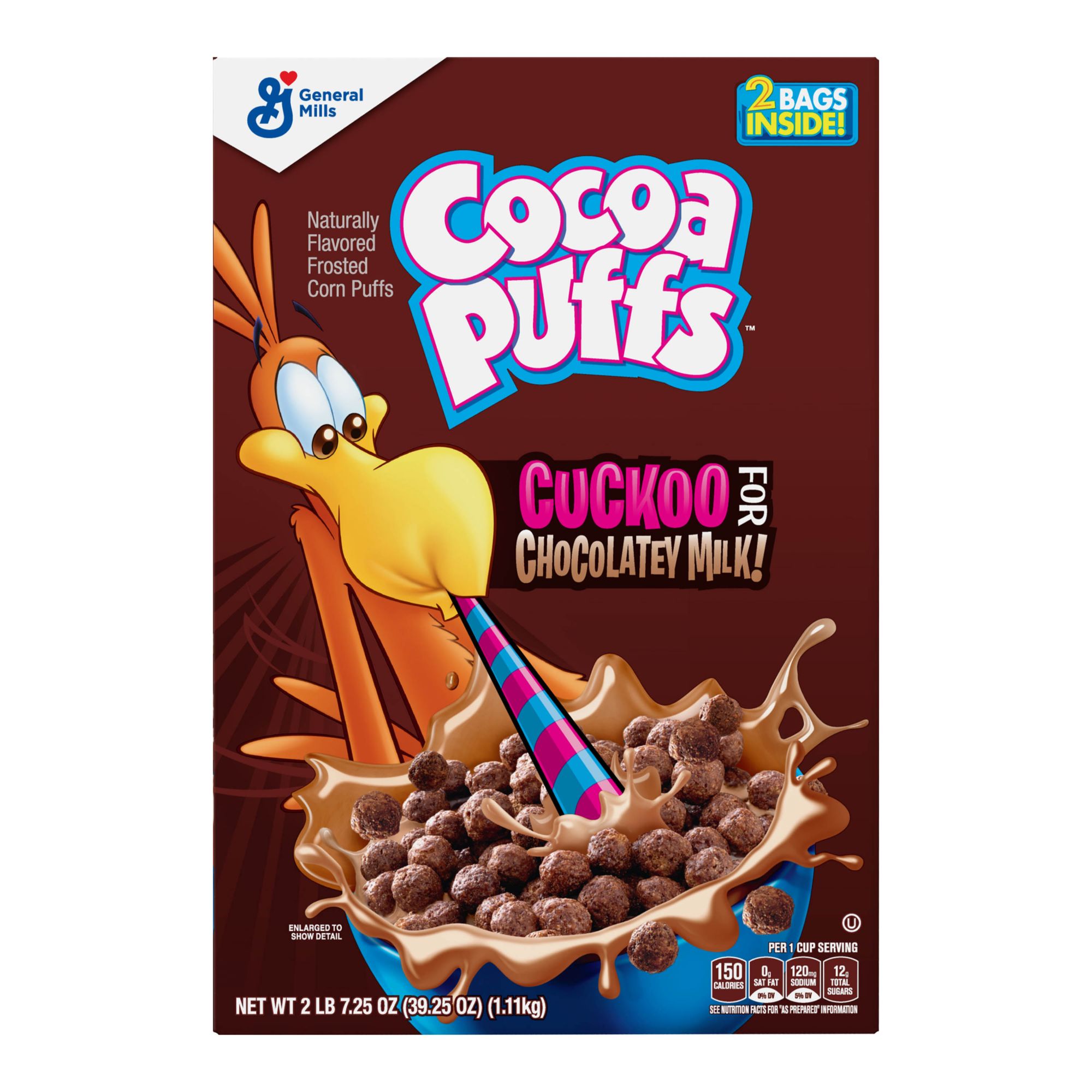 Cocoa Puffs Cereal, 2 pk.