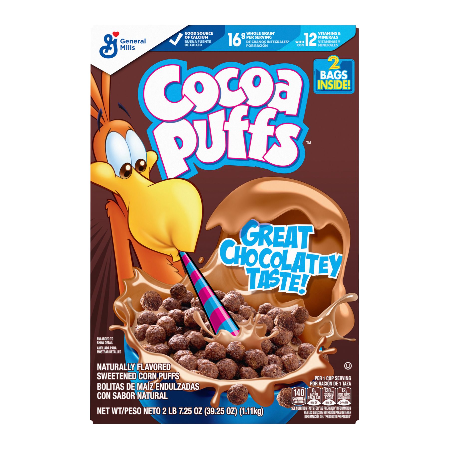 Cocoa Puffs Cereal, 2 pk.