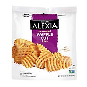 Alexia All Natural Seasoned Waffle Cut Fries, 4 lbs.