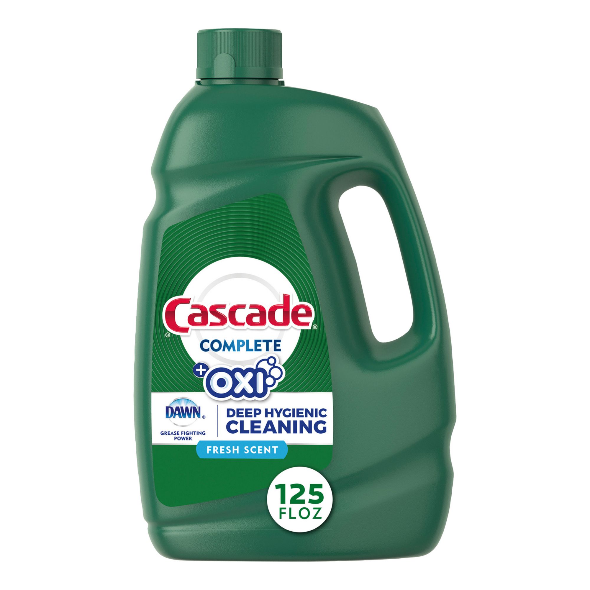 Cascade Complete Gel and Oxi Dishwasher Detergent, 125 fl. oz.