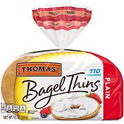 Thomas' Plain Bagel Thins, 8 ct.