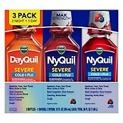 Vicks DayQuil and NyQuil Severe Cold Value Pack, 3 ct.