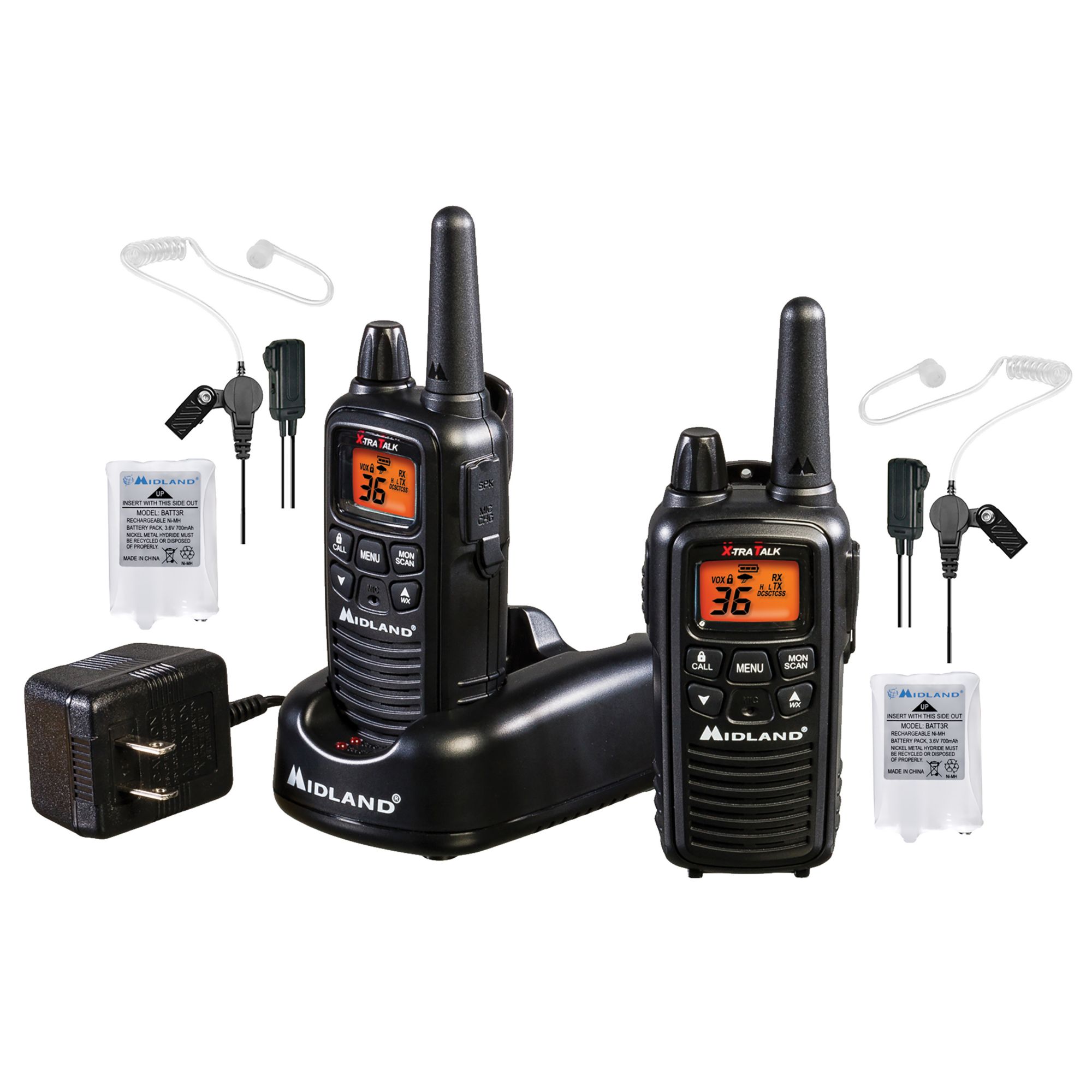 Midland LXT600BB FRS License Free Business Radio Bundle