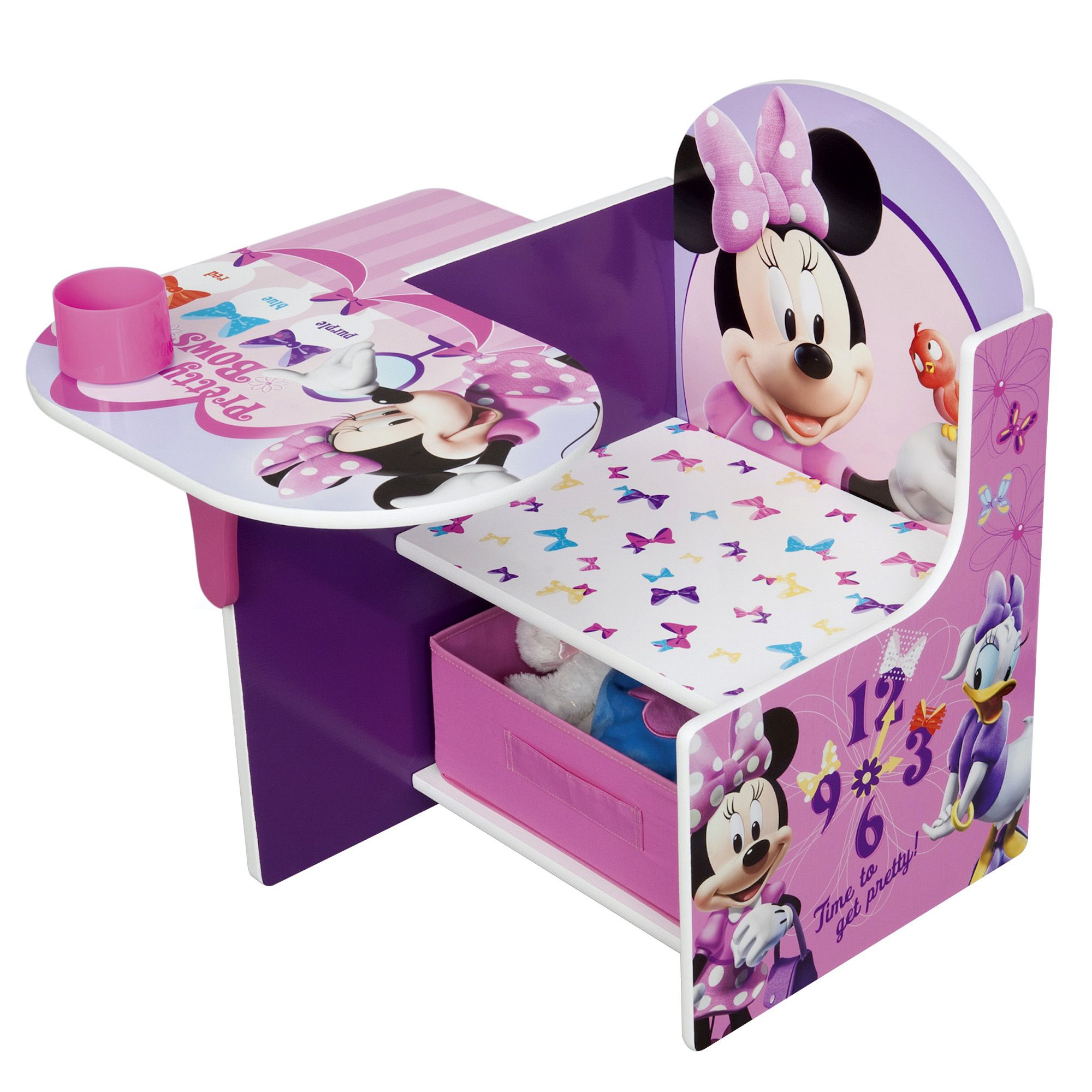 Delta Children Minnie Mouse Chair Desk with Storage Bin