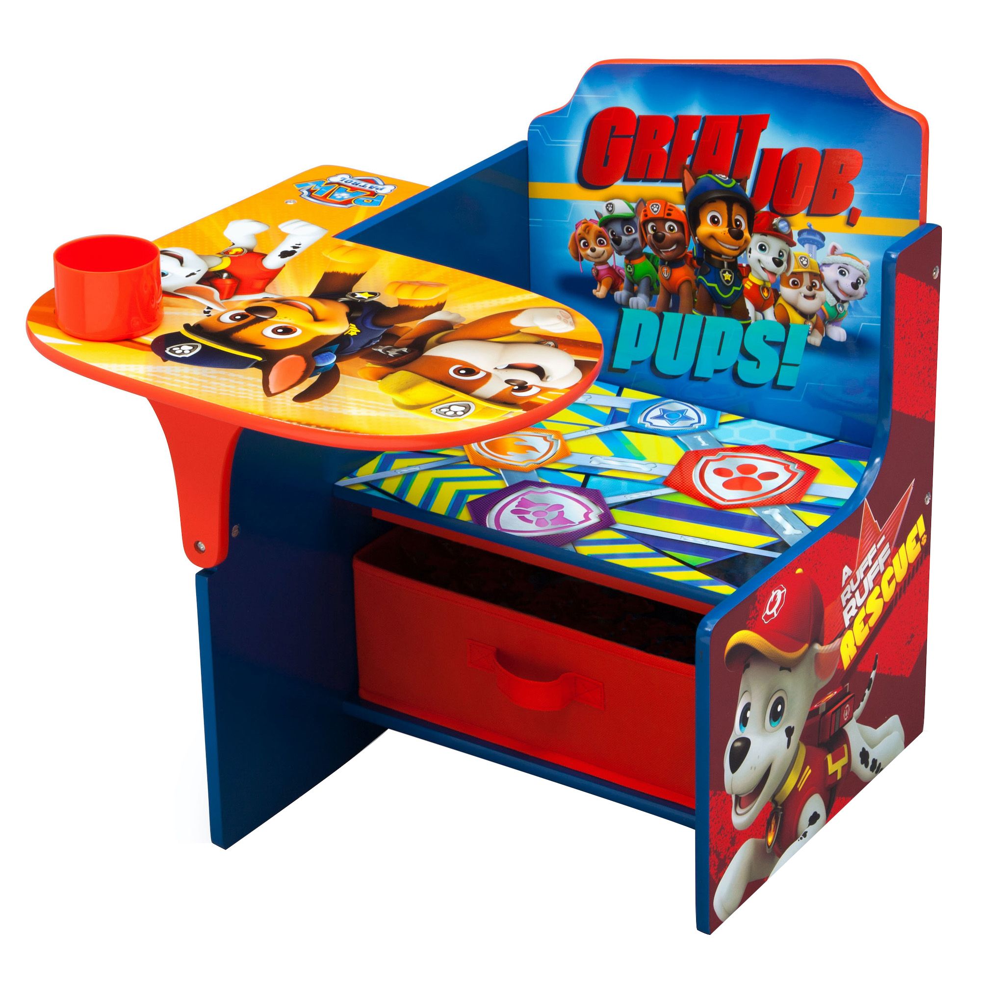minnie mouse chair desk with storage bin