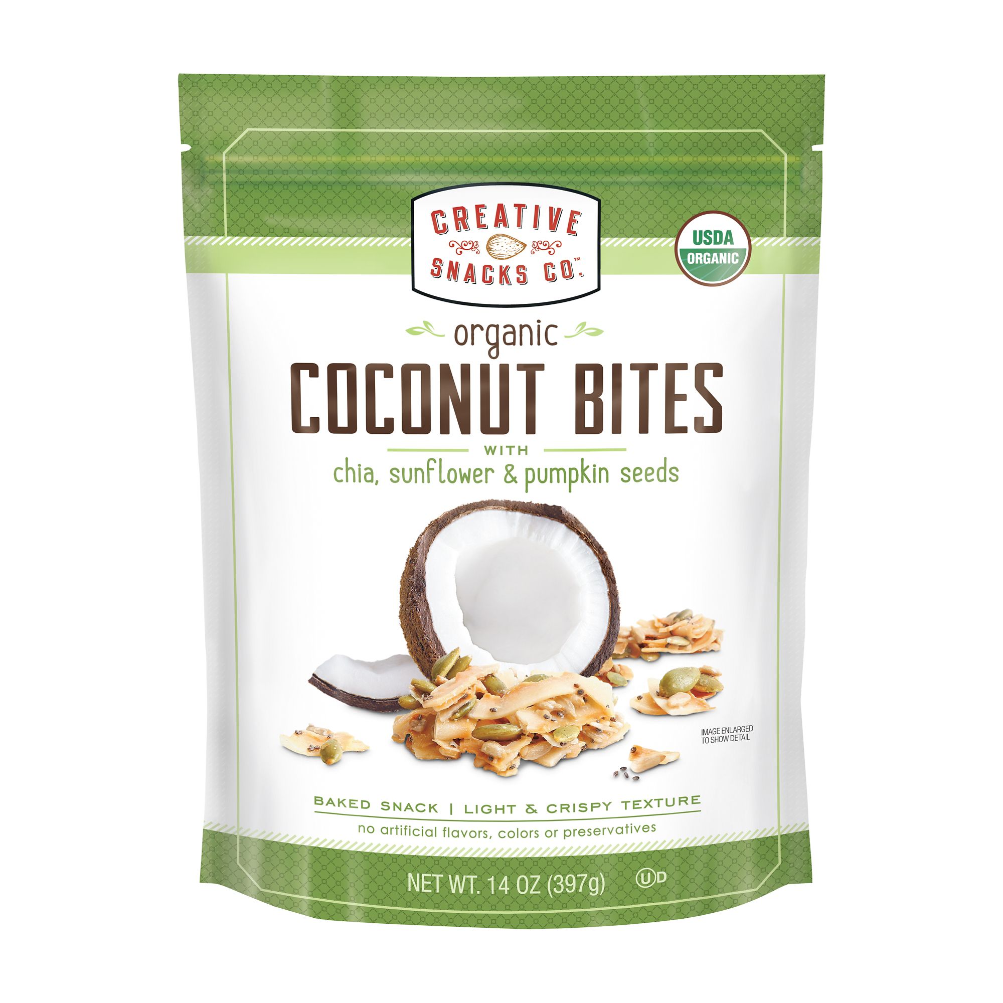 Creative Snacks Organic Coconut Bites, 14 oz.