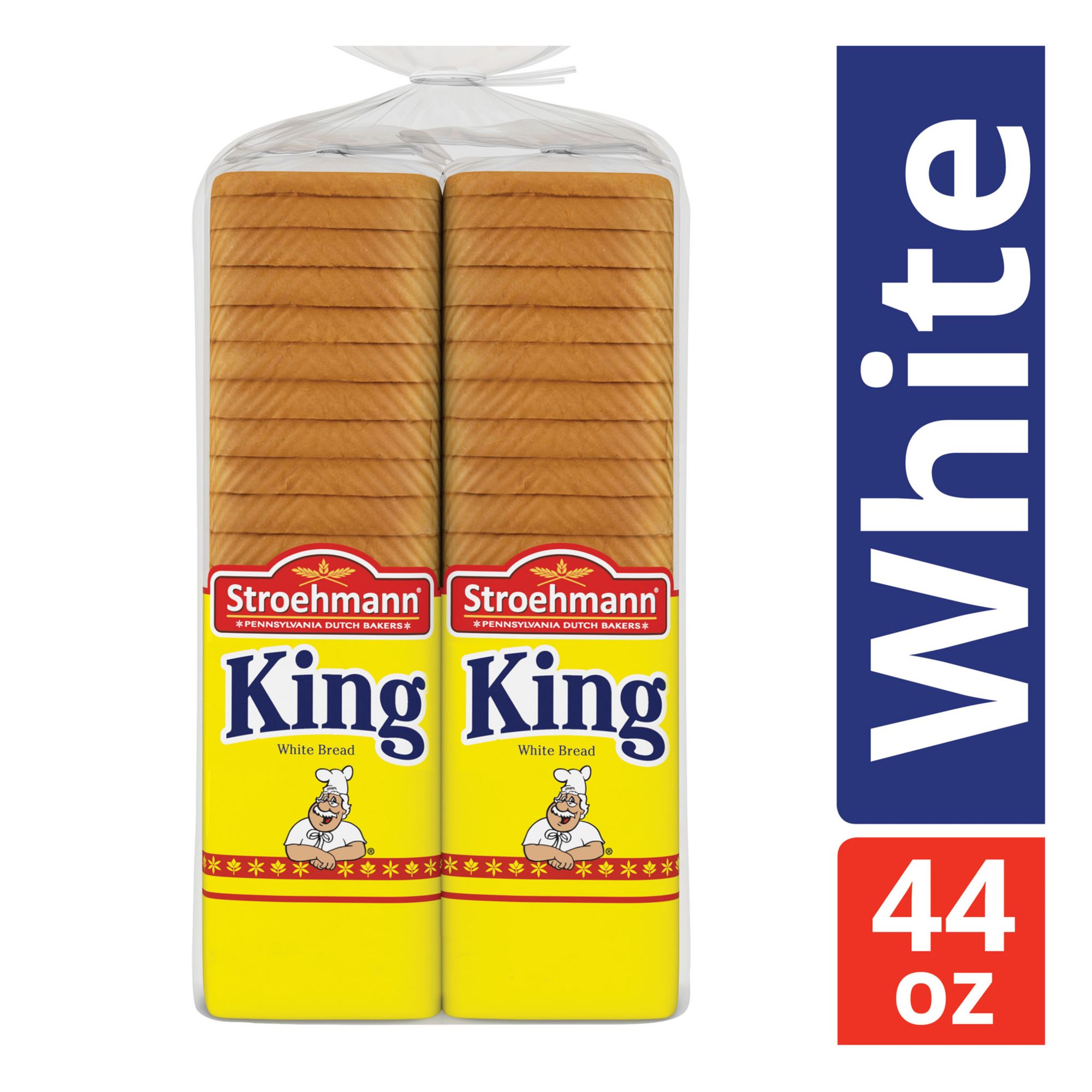 Stroehmann's King White Sandwich Bread, 2 pk./20 oz.