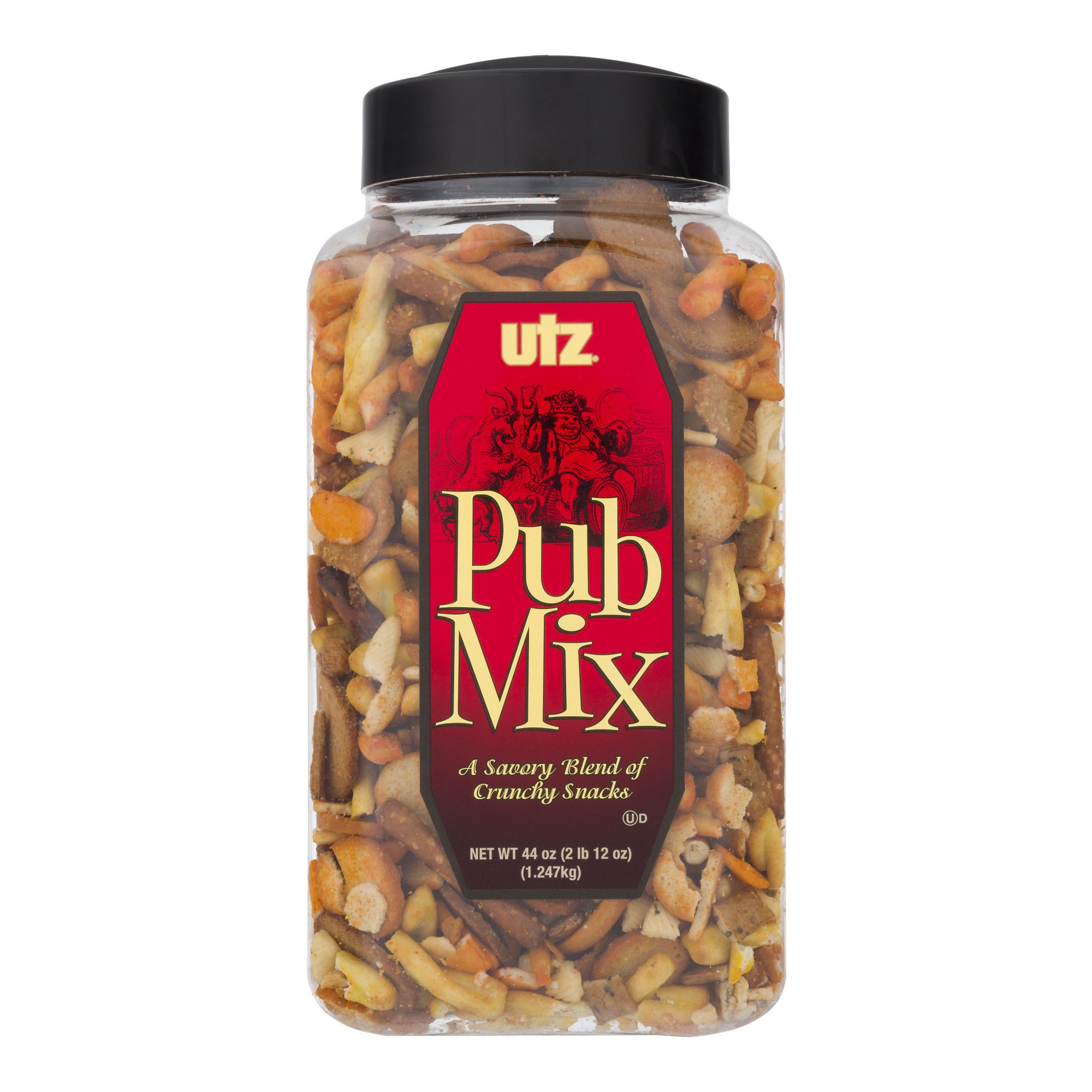 Utz Pub Mix Barrel, 44 oz.